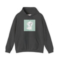 Cute White Puppy Hoodie – Cute Dog Cartoon Sweatshirt for Pet Lovers