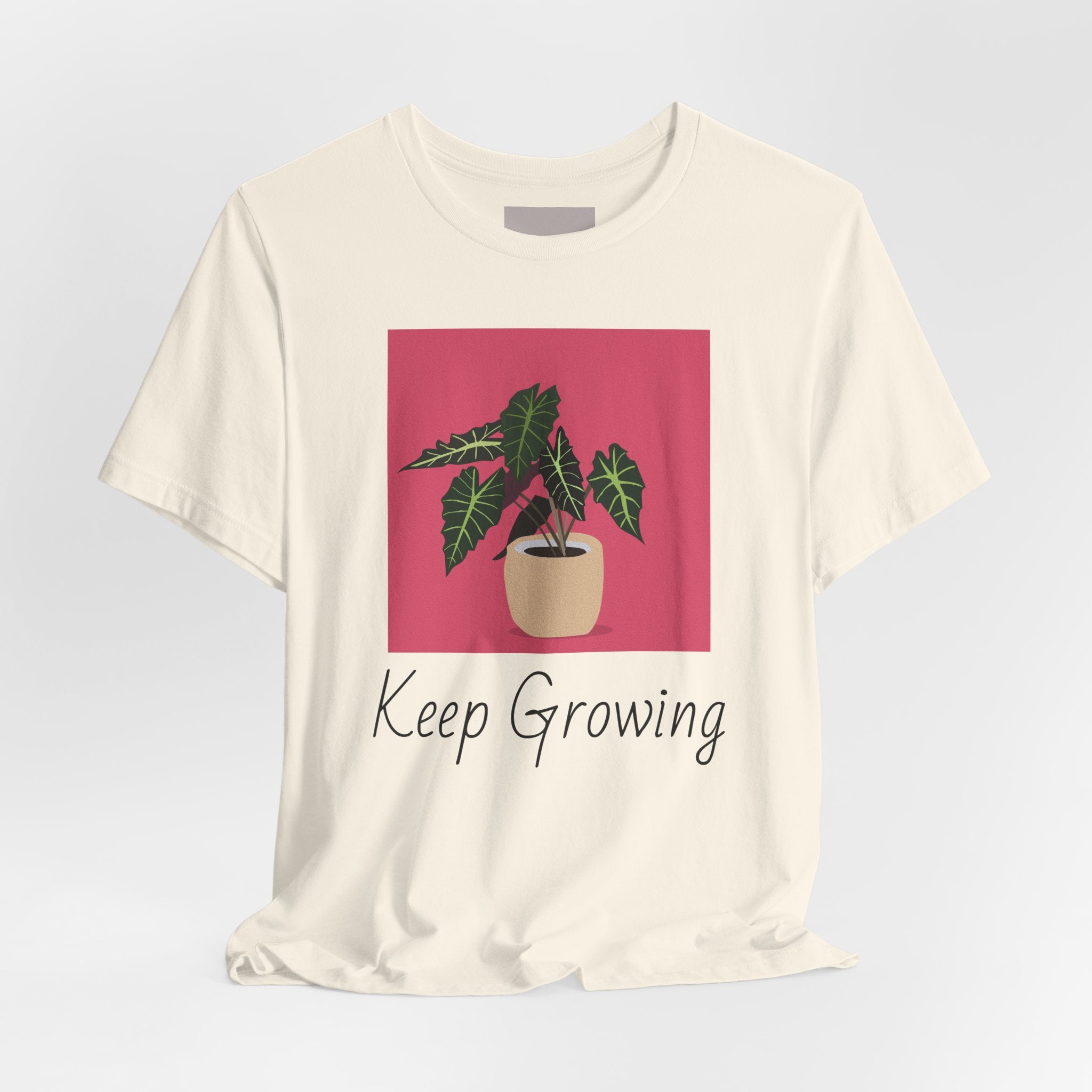 Keep Growing Plant Tee — Botanical Graphic T‑Shirt