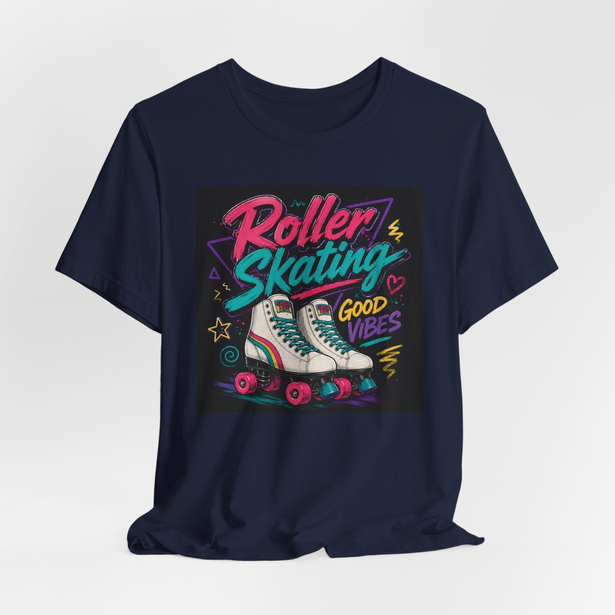Roller Skating Good Vibes Tee