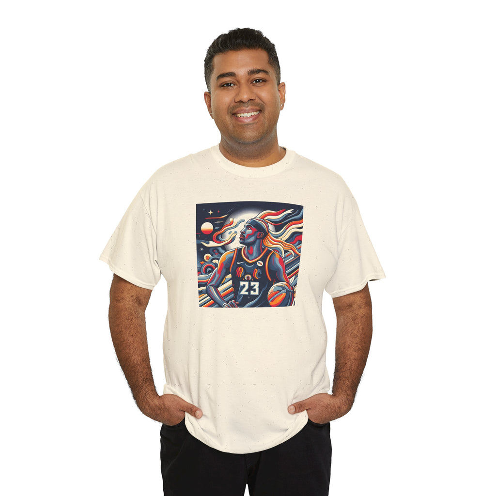 Basketball Art Tee — Abstract Player Illustration ("23")