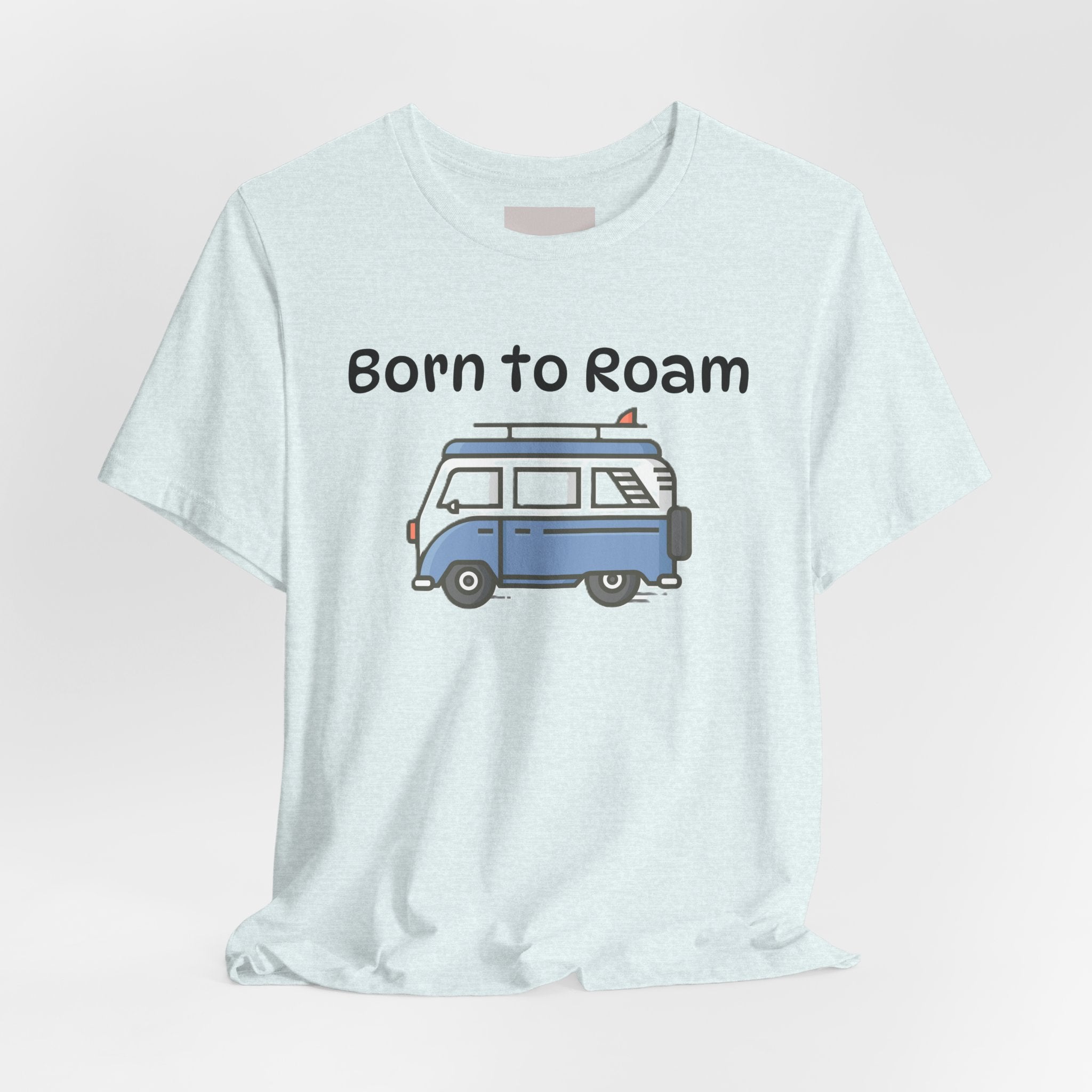 Born to Roam Camper Van Tee — Adventure Travel Graphic T-Shirt