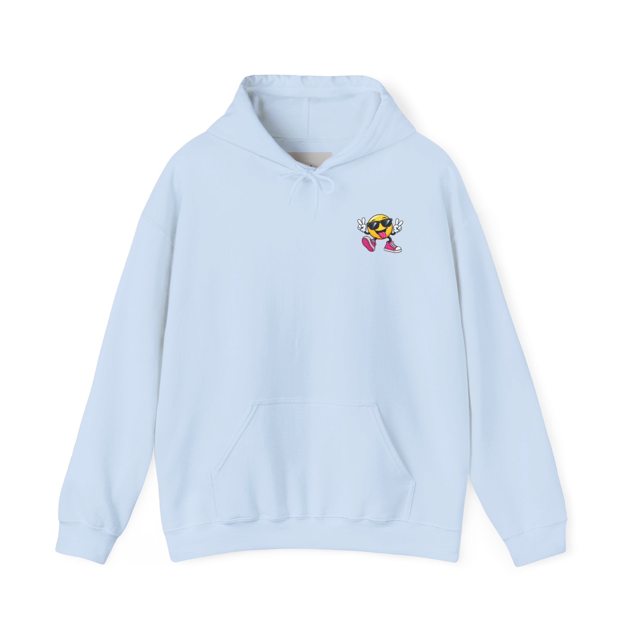 Hoodie — 'I Came. I Saw. I Made It Weird.' Smiley Face Graphic Hoodie
