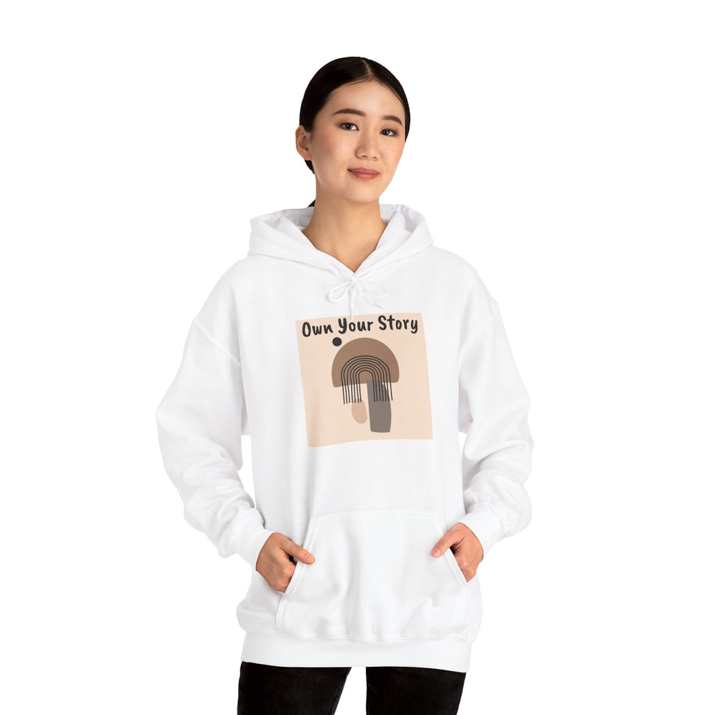 Own Your Story Hoodie — Inspirational Retro Arch Graphic Sweatshirt