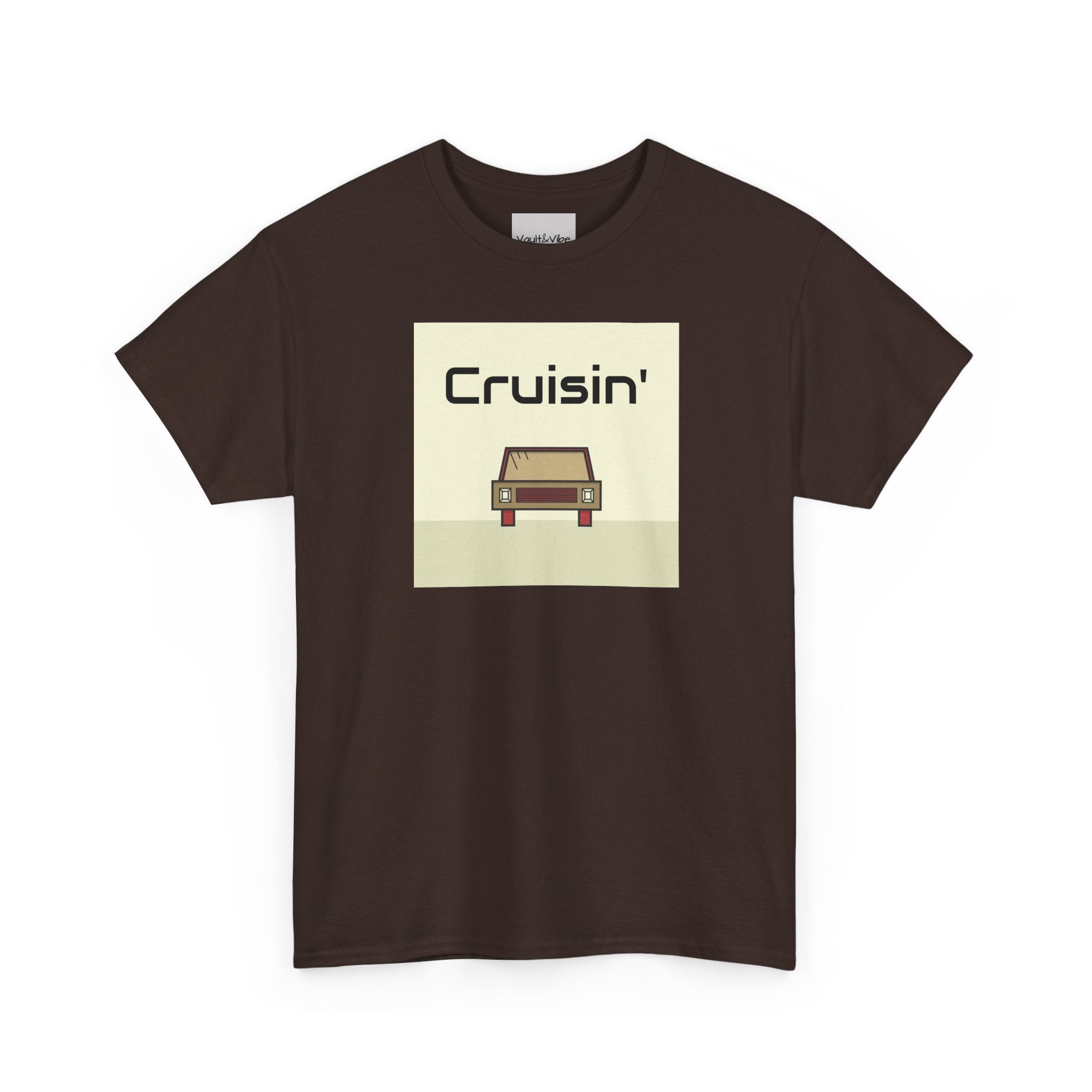 Cruisin' Vintage Car Tee — Retro Road Trip Graphic T-Shirt