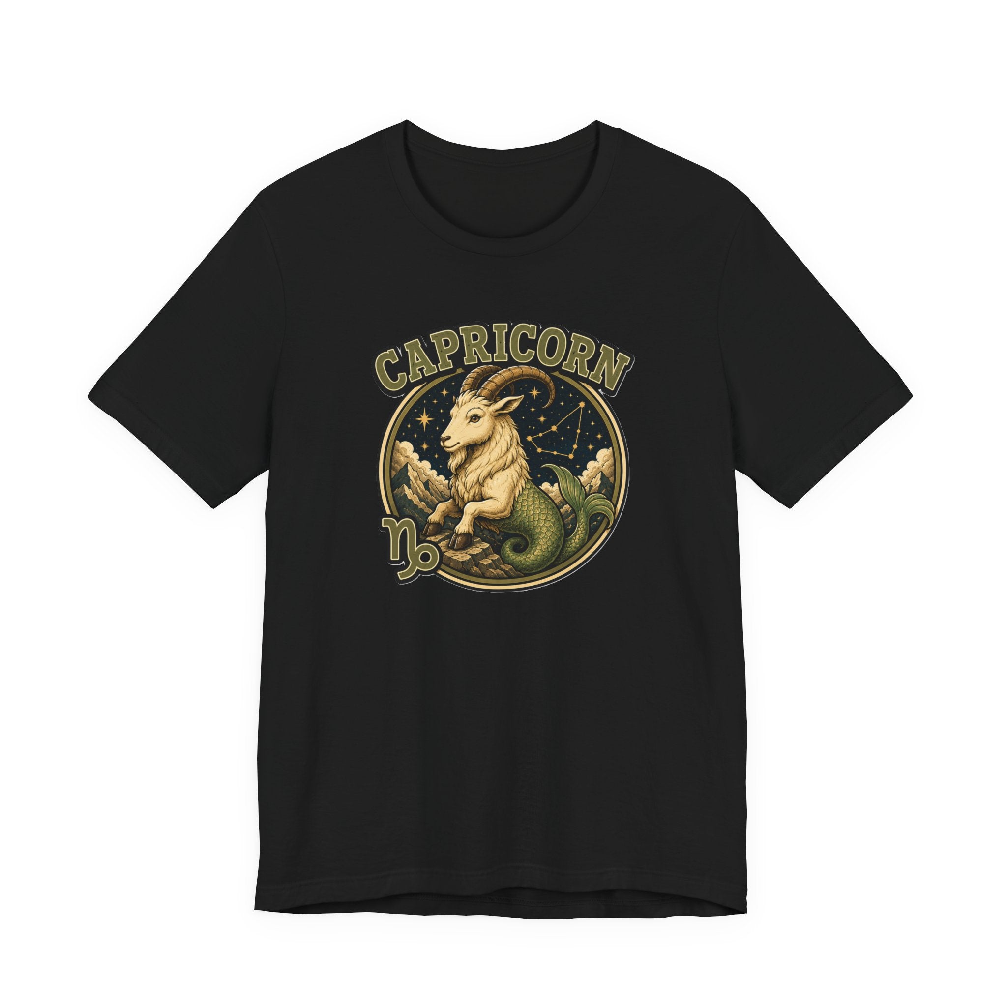 Capricorn Zodiac T‑Shirt – Vintage Goat Astrology Tee