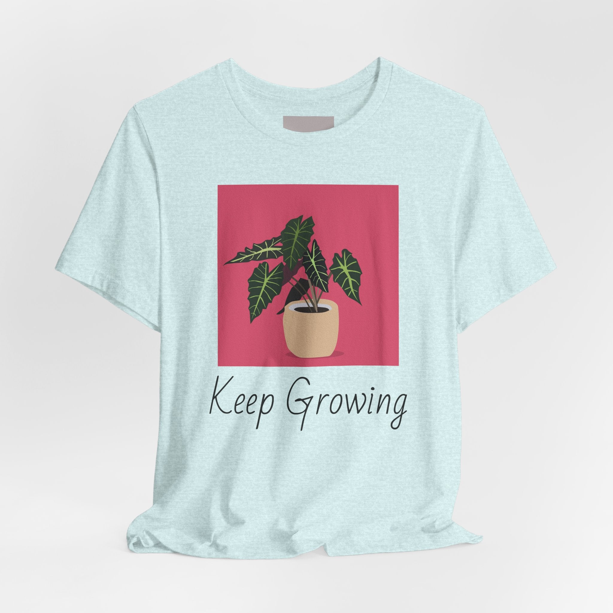 Keep Growing Plant Tee — Botanical Graphic T‑Shirt