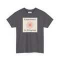 Science Graphic Tee - "Experiment In Progress" Retro Atom Design