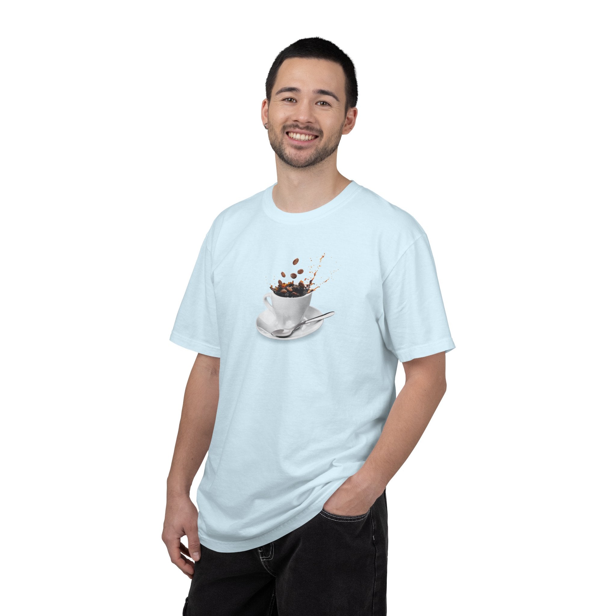Coffee Splash T-Shirt — Espresso Cup Splash Graphic Tee