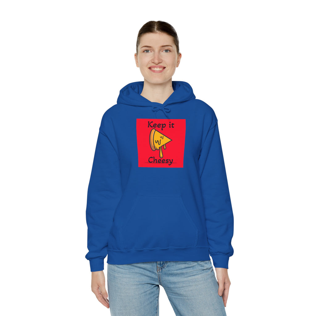 Keep It Cheesy Hoodie — Cute Melting Cheese Graphic Pullover
