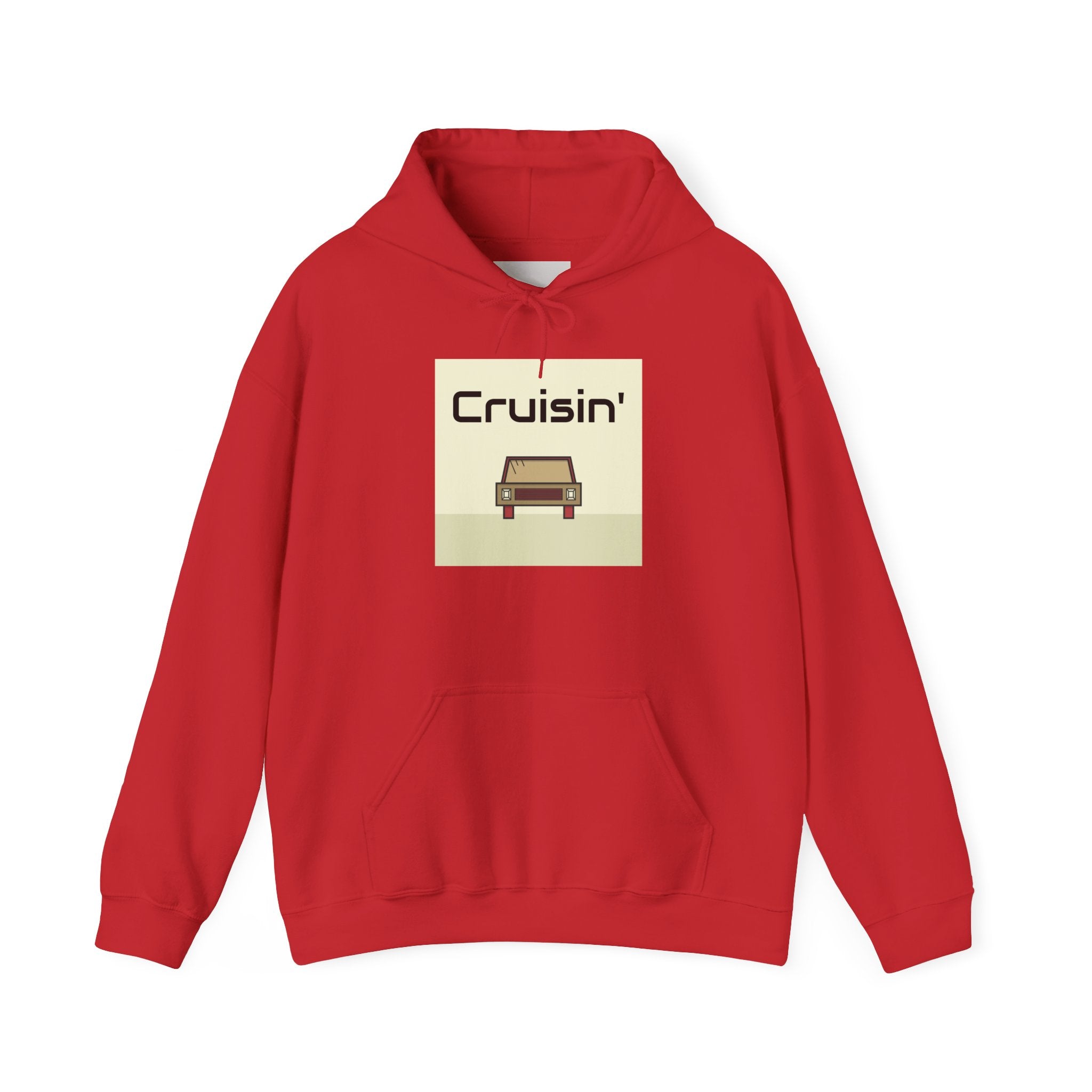 Cruisin' Retro Car Hoodie – Vintage Drive Graphic Sweatshirt