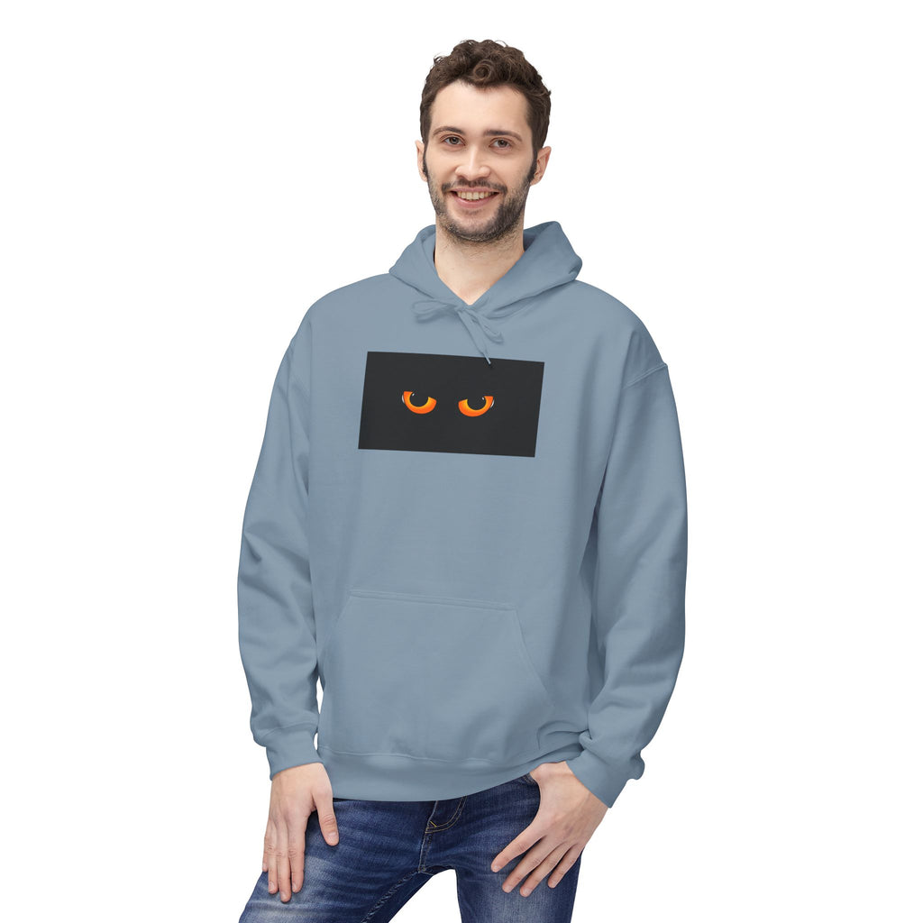Hoodie - Peeking Cat Eyes Graphic Pullover