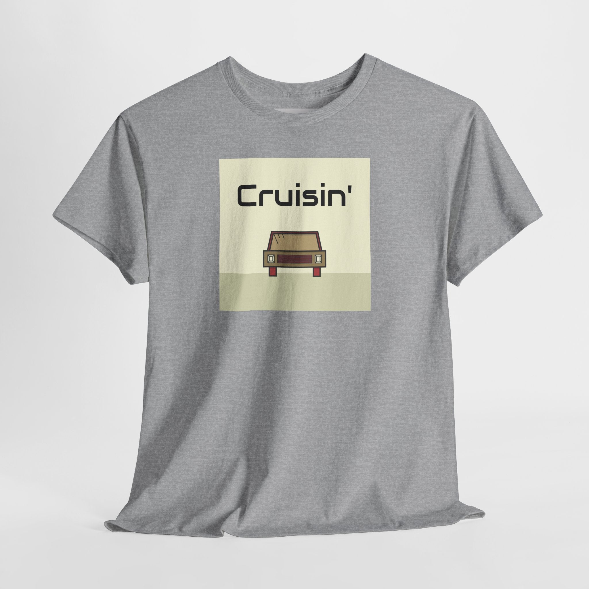 Cruisin' Vintage Car Tee — Retro Road Trip Graphic T-Shirt