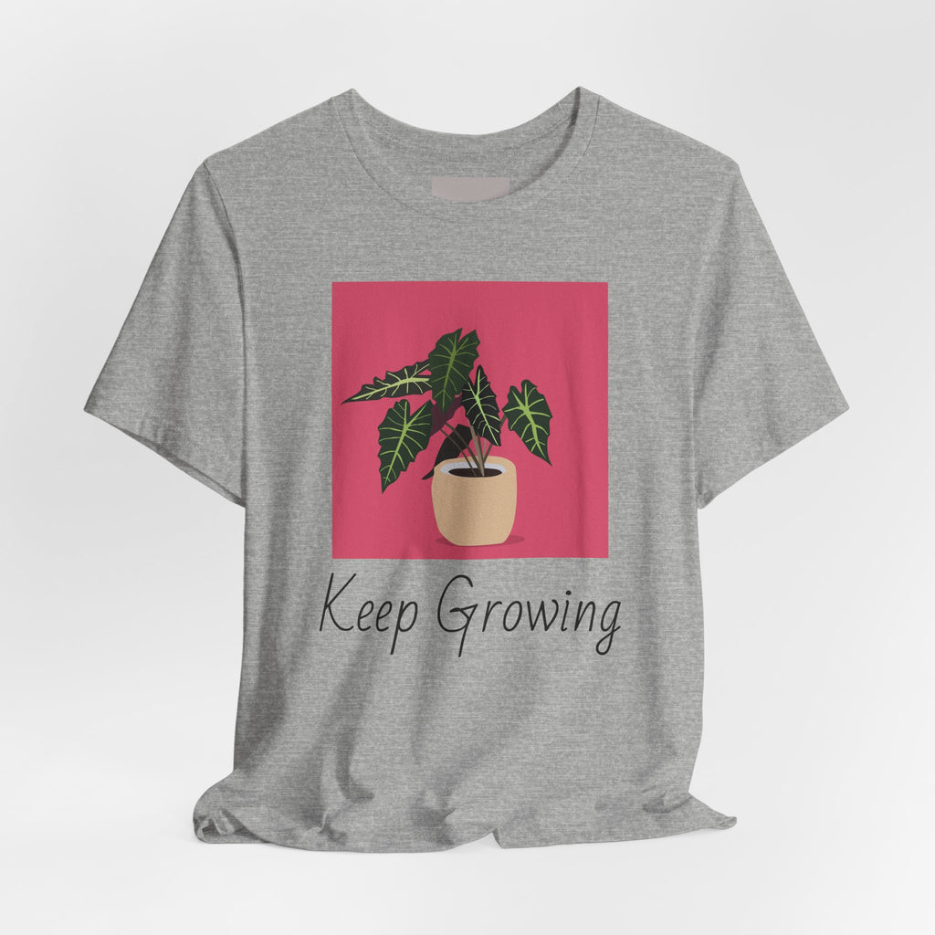 Keep Growing Plant Tee — Botanical Graphic T‑Shirt