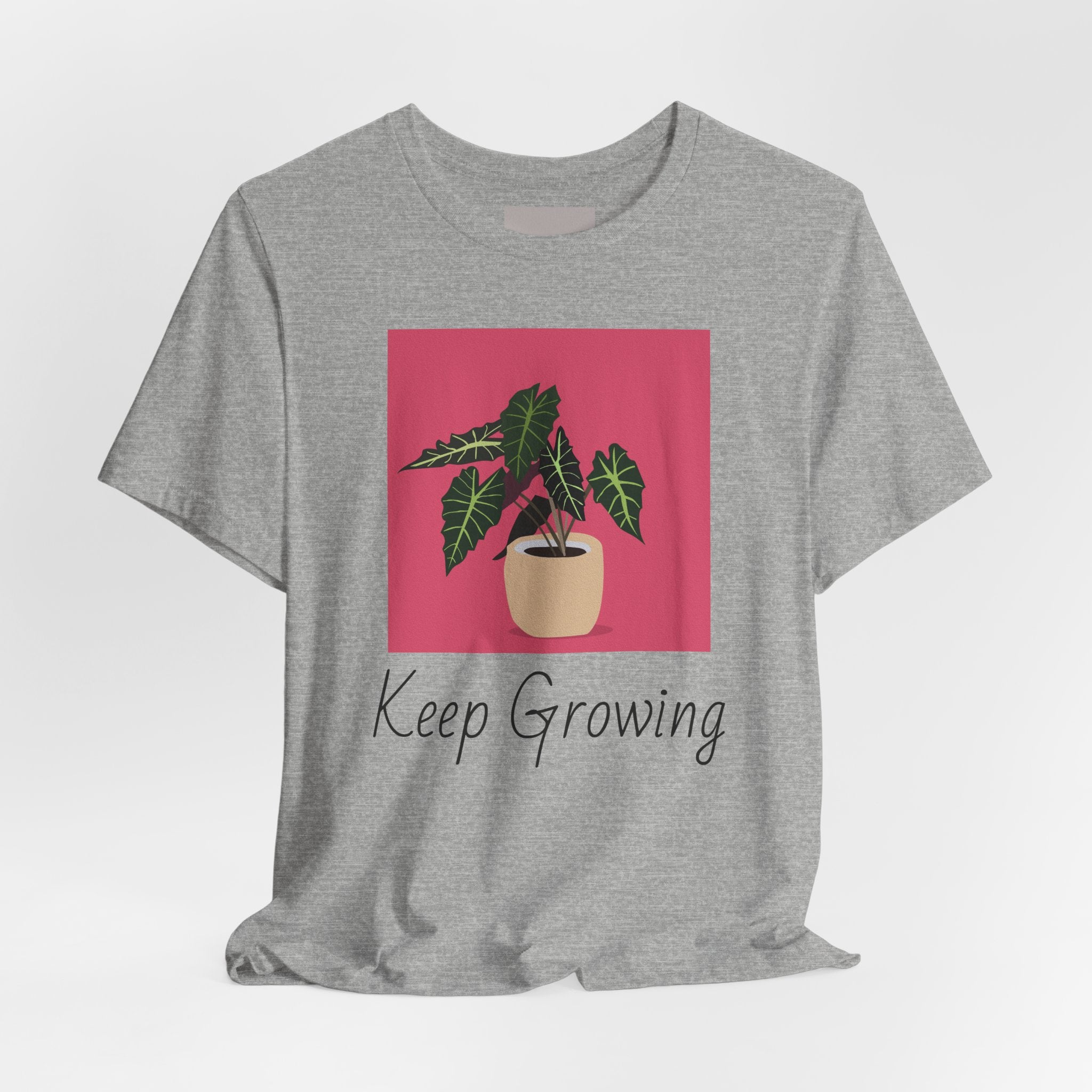 Keep Growing Plant Tee — Botanical Graphic T‑Shirt