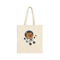 Canvas Tote — Cute Bear Astronaut Tote Bag ("Space Bear")