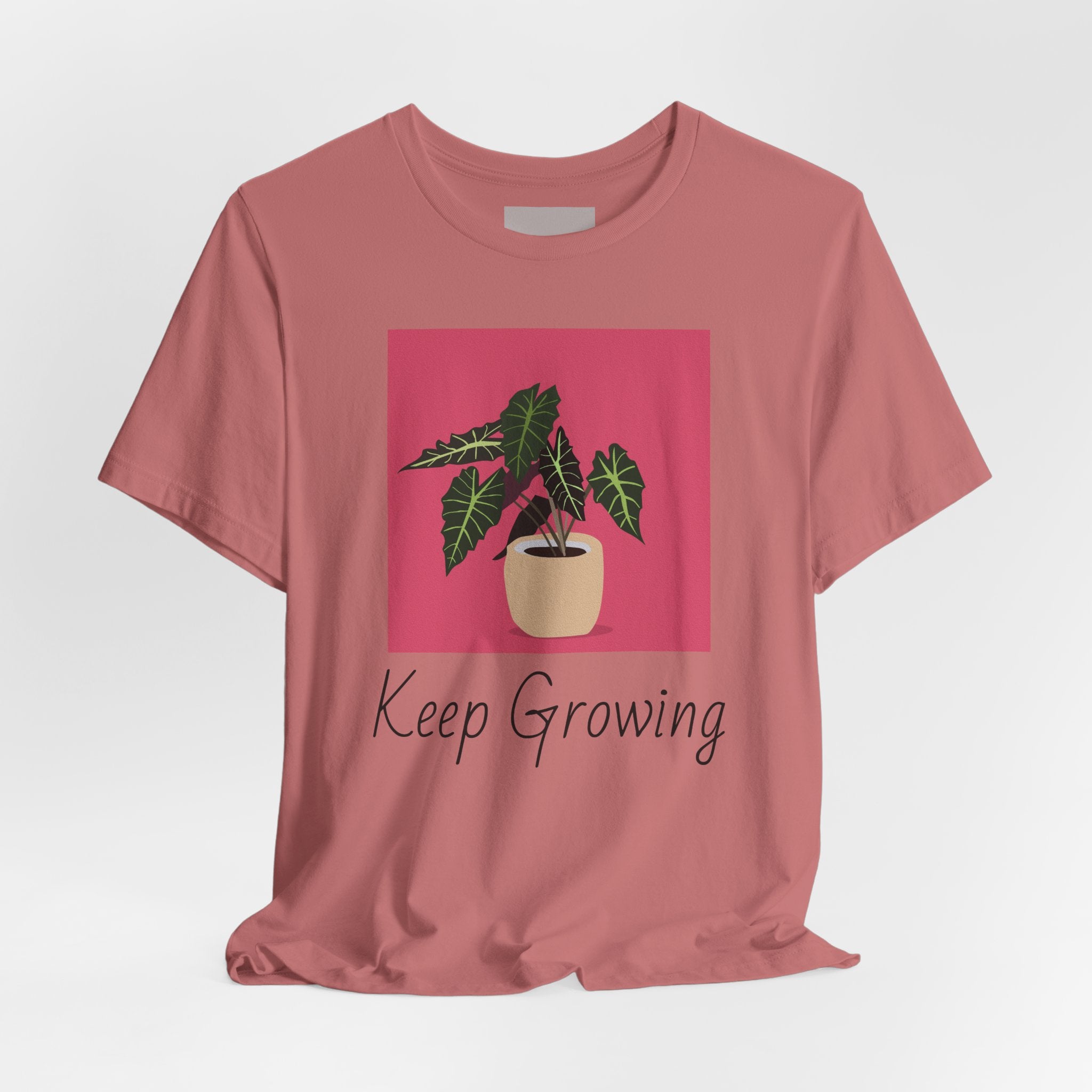 Keep Growing Plant Tee — Botanical Graphic T‑Shirt