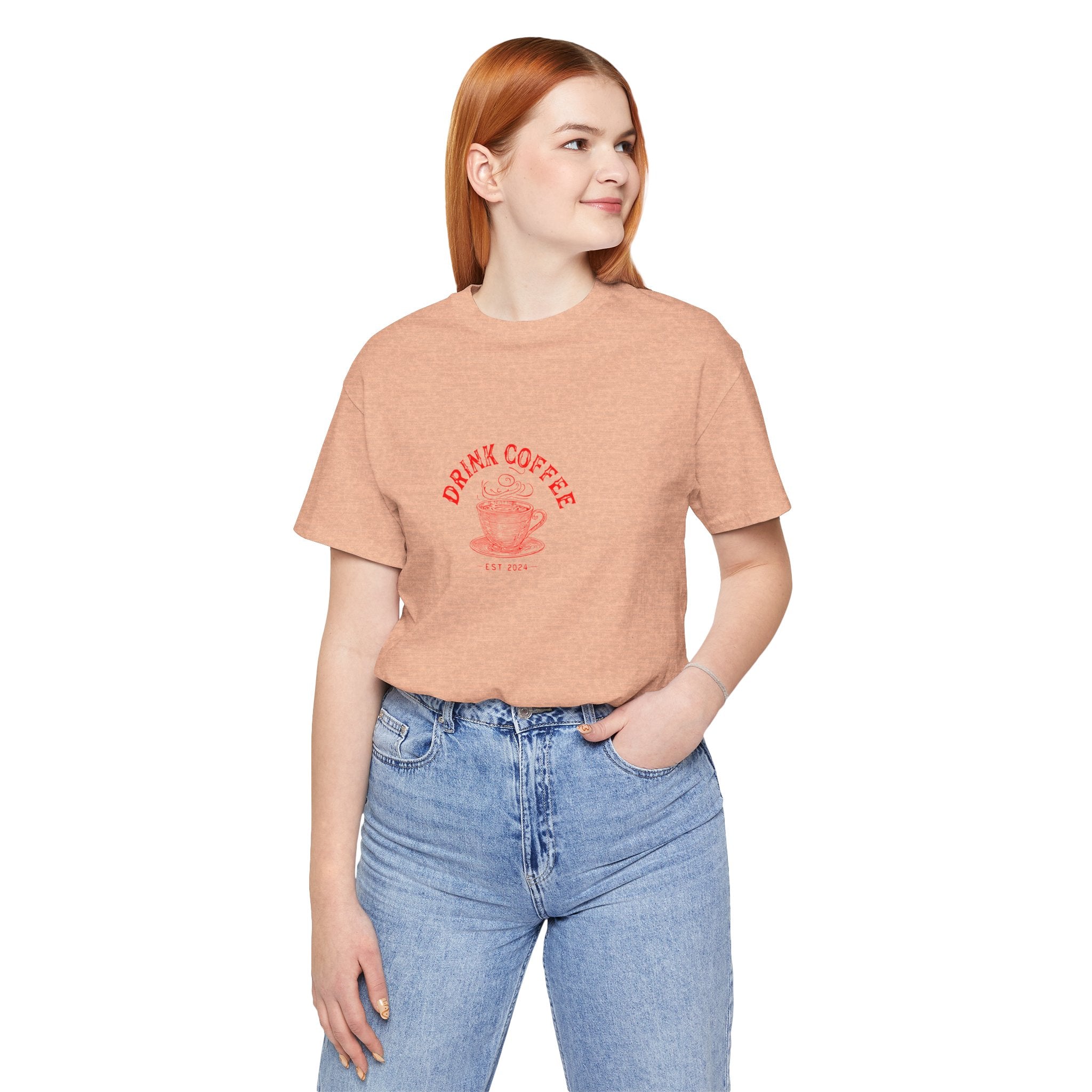 Coffee Lover Tee — "Drink Coffee" Vintage Cup Graphic T-Shirt