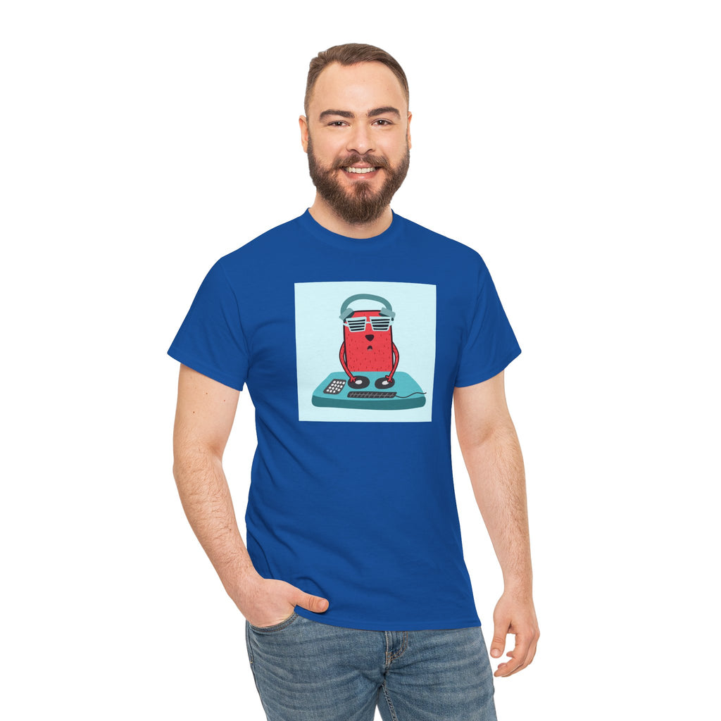 Retro Gamer Cat T-Shirt — Cute Cat with Headphones & Game Controller Tee