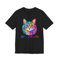 Rainbow Cat T-Shirt — "Life in Full Color" Graphic Tee