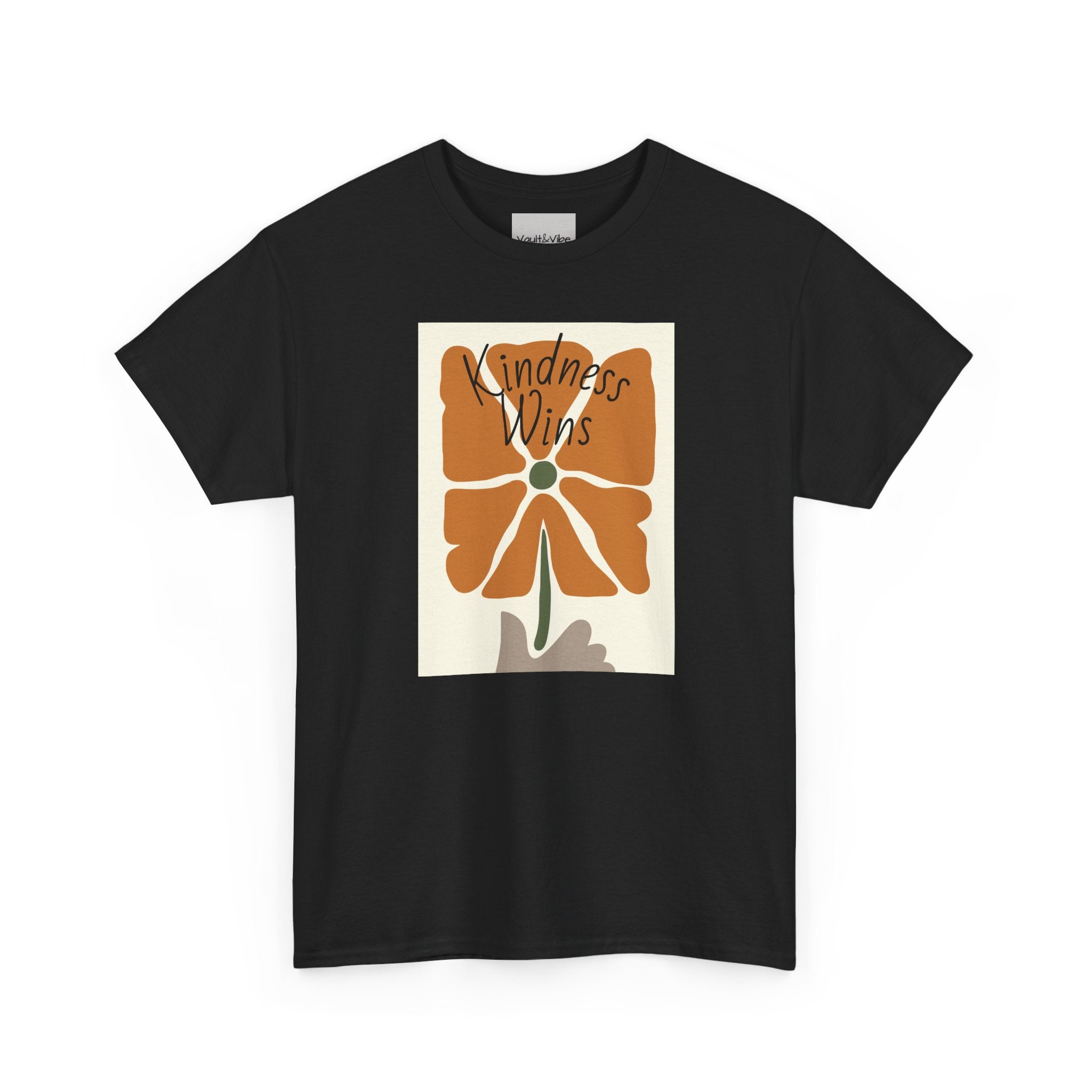 Kindness Wins T‑Shirt — Retro Floral Graphic Tee