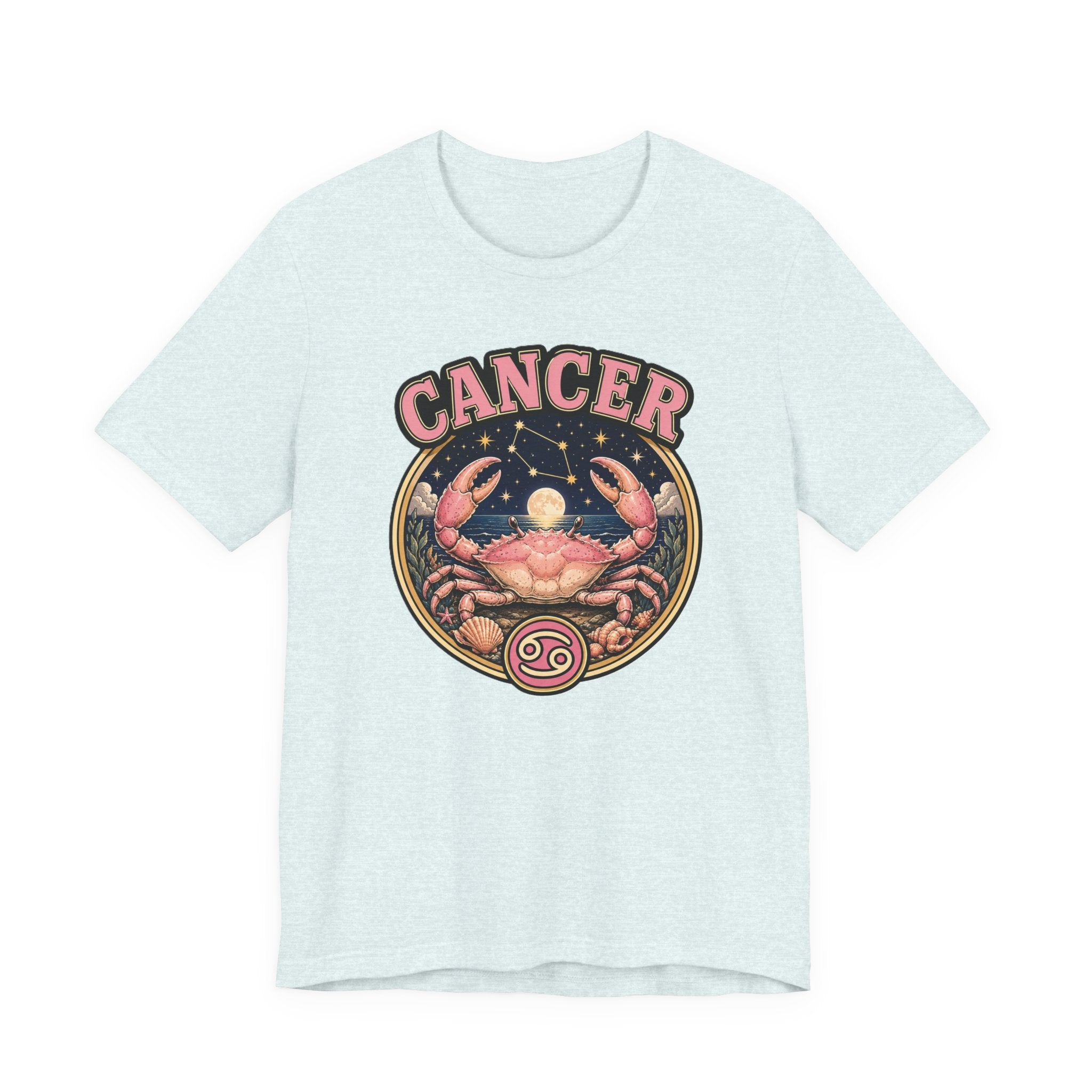 Cancer Zodiac T-Shirt — Retro Crab Astrology Tee