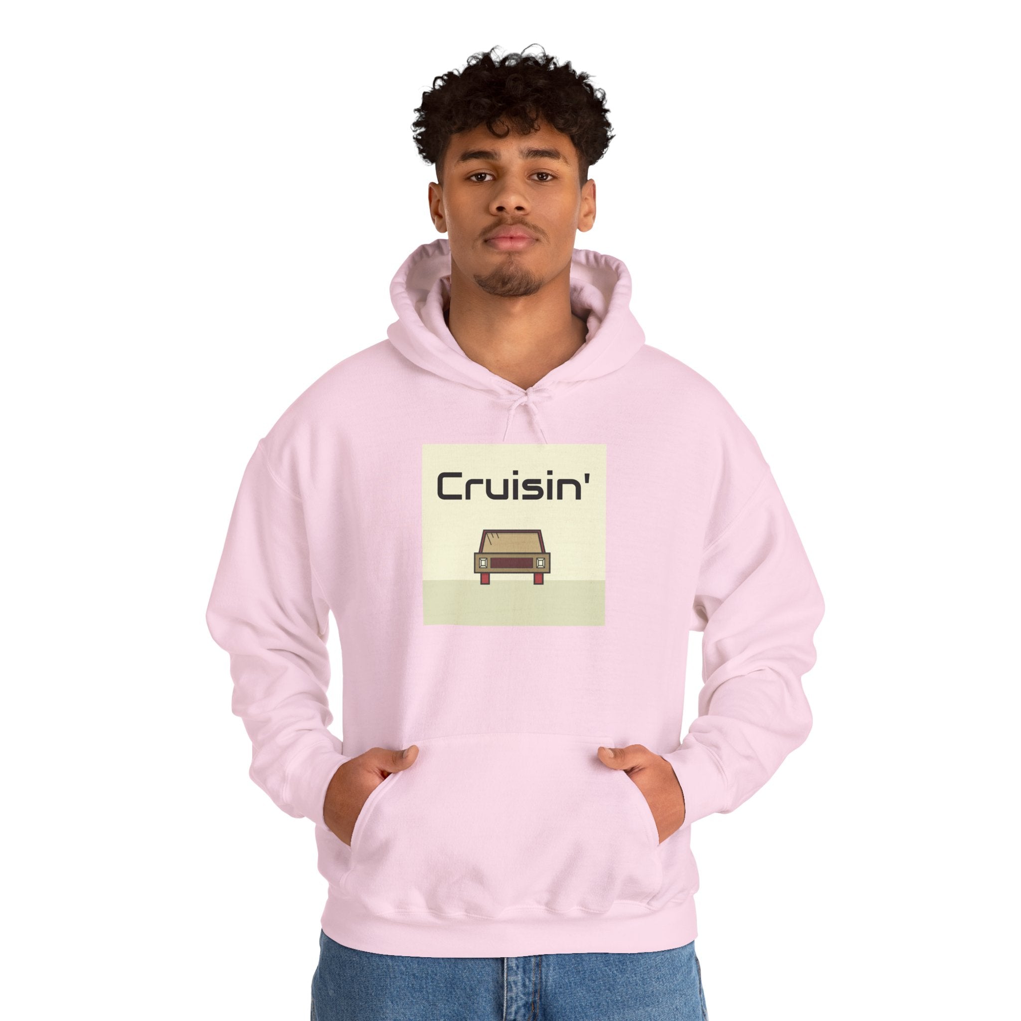 Cruisin' Retro Car Hoodie – Vintage Drive Graphic Sweatshirt