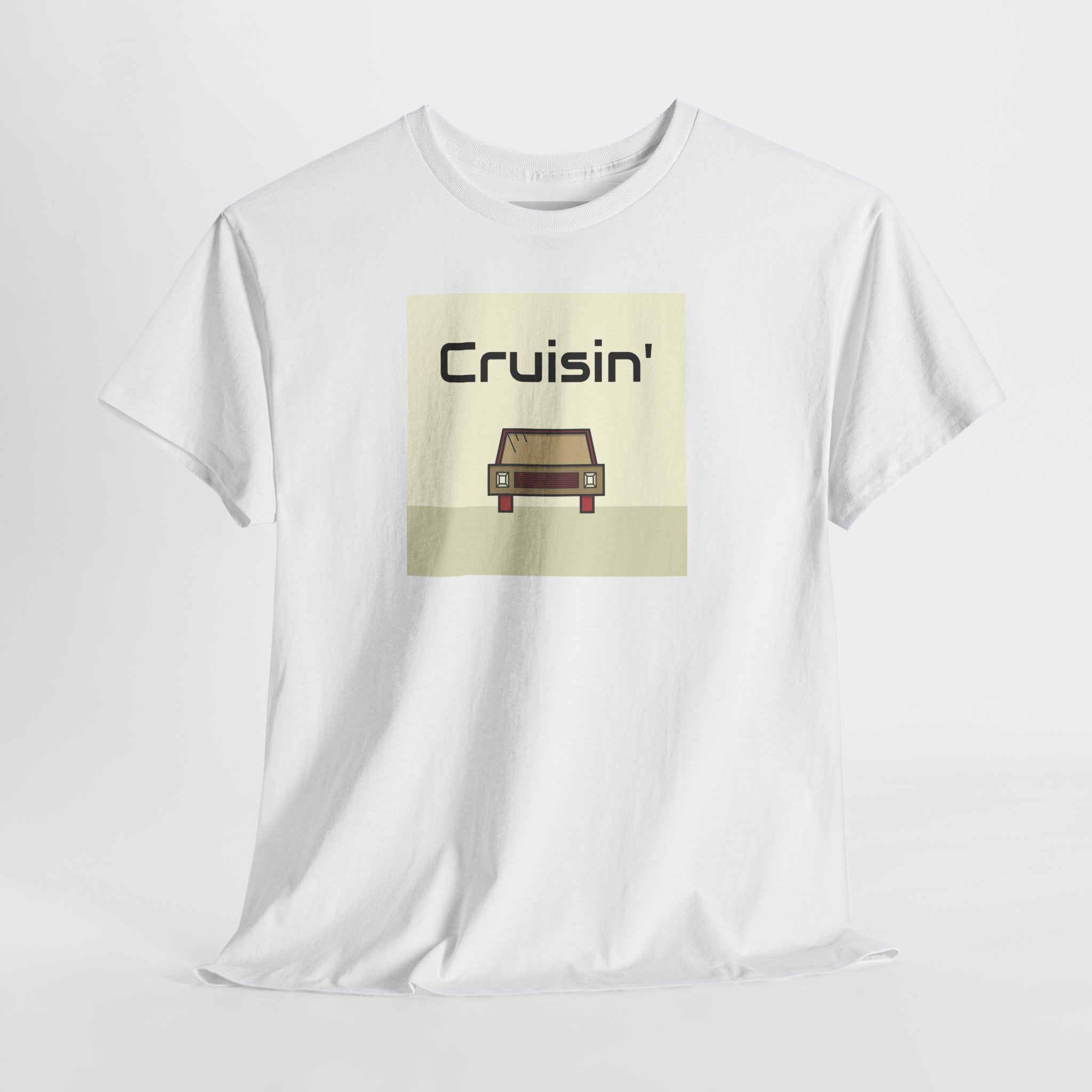 Cruisin' Vintage Car Tee — Retro Road Trip Graphic T-Shirt