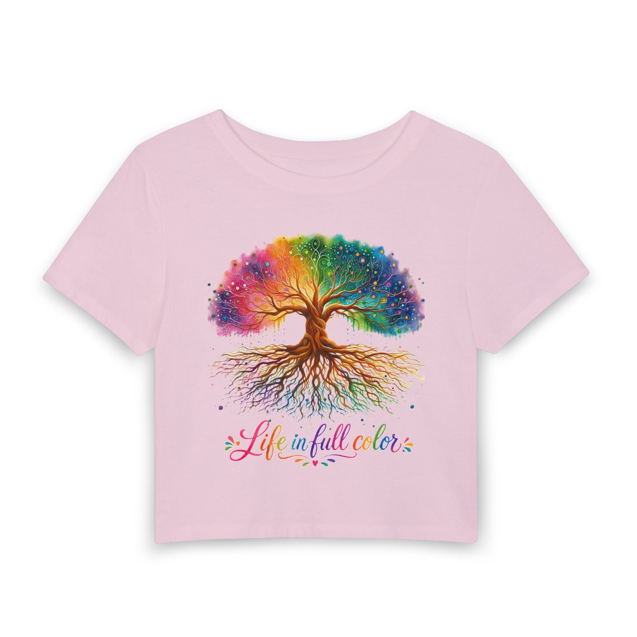 Life in Full Color Tree Crop Tee
