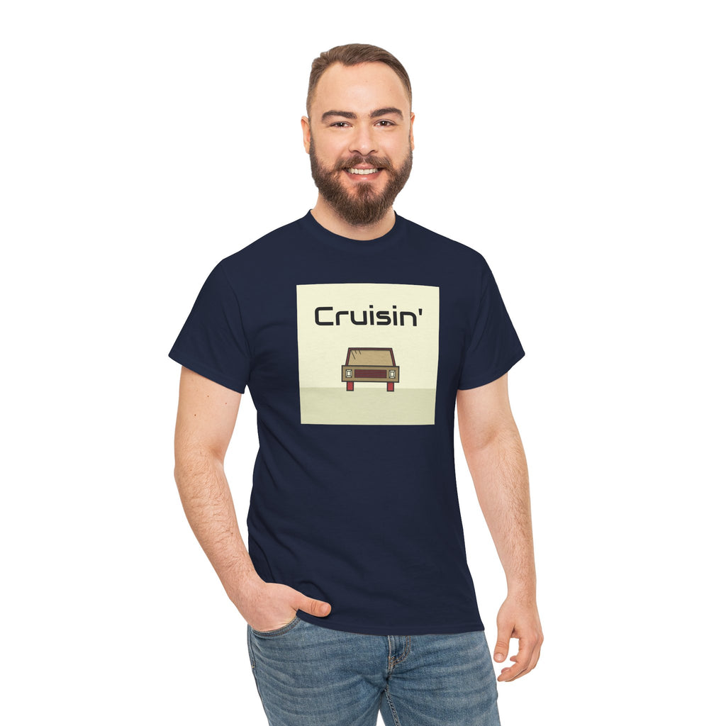 Cruisin' Vintage Car Tee — Retro Road Trip Graphic T-Shirt