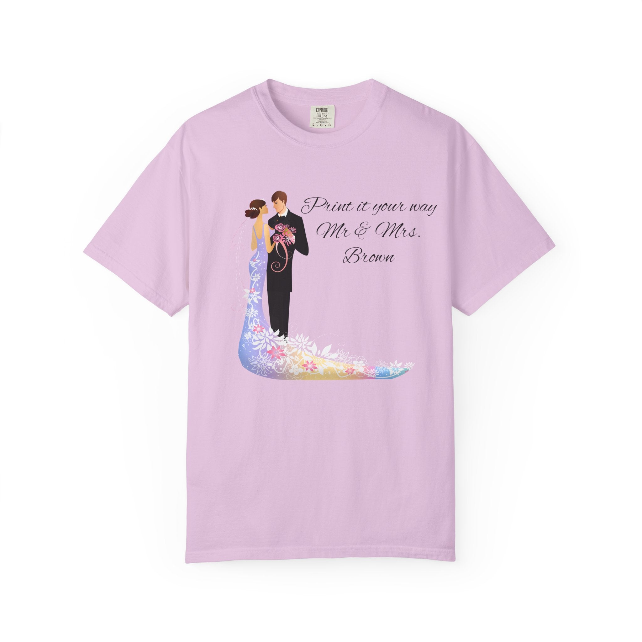 Wedding Couple T-Shirt — 'From This Moment Mr. & Mrs.' Bridal Tee