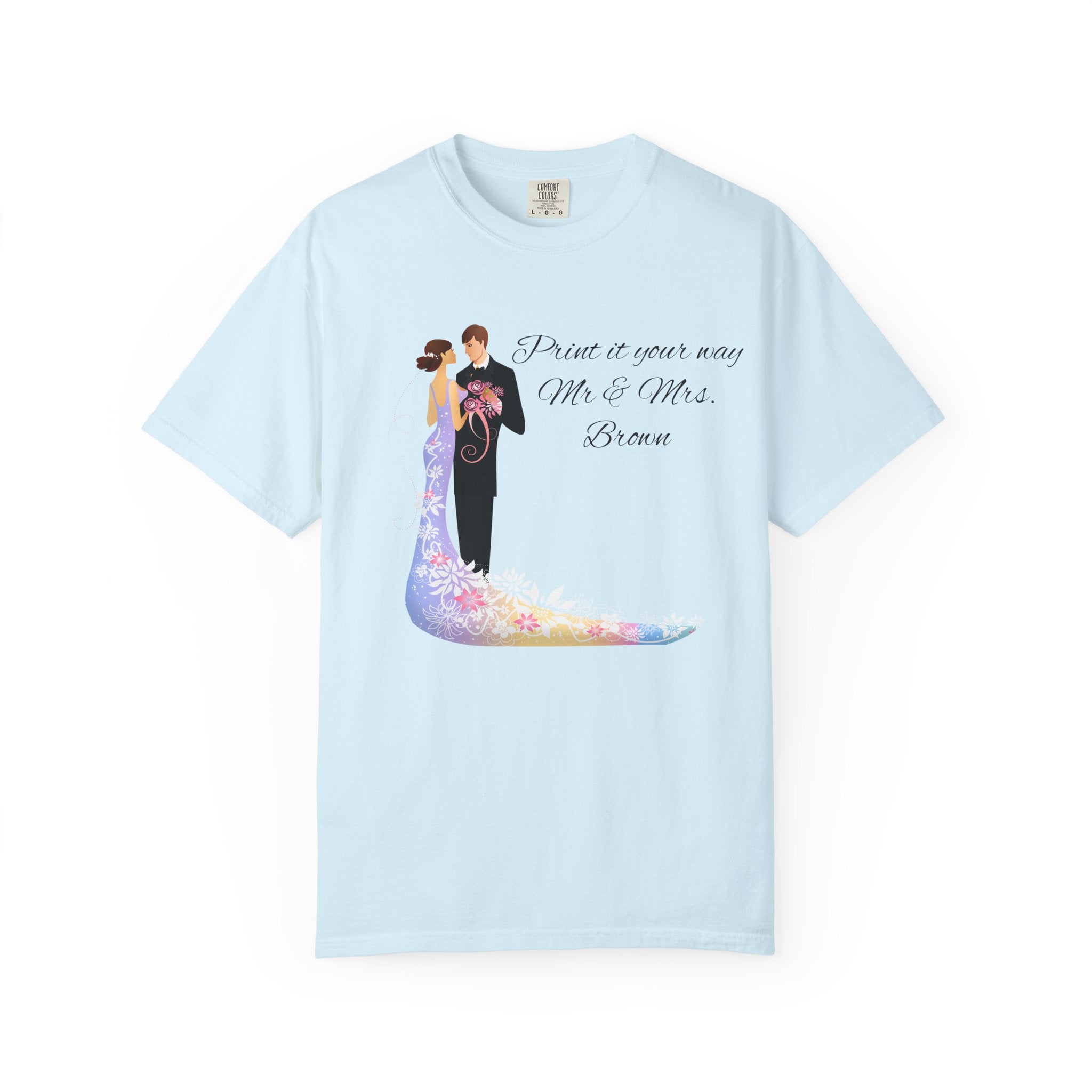 Wedding Couple T-Shirt — 'From This Moment Mr. & Mrs.' Bridal Tee