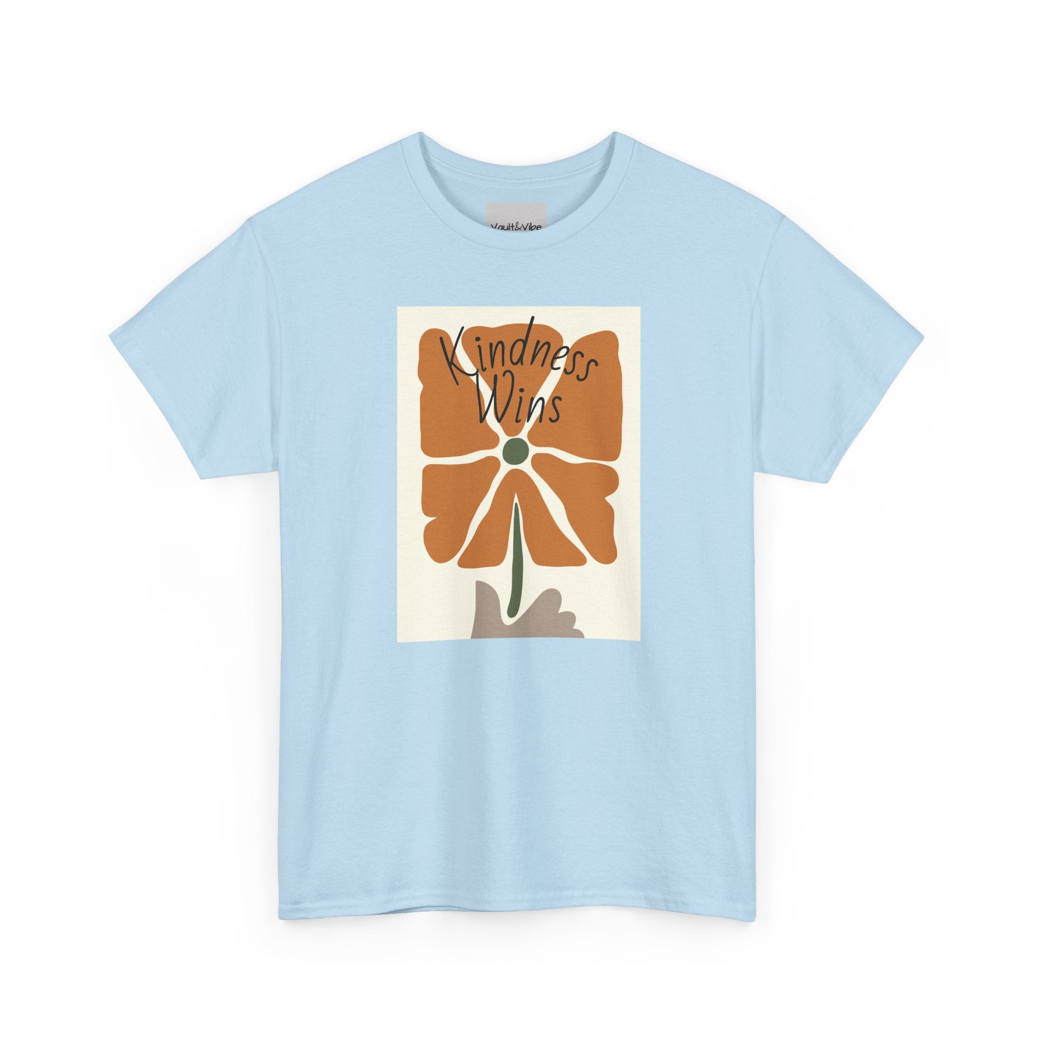 Kindness Wins T‑Shirt — Retro Floral Graphic Tee