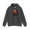 Football Flames Hoodie — Fiery Helmet Graphic Hooded Sweatshirt