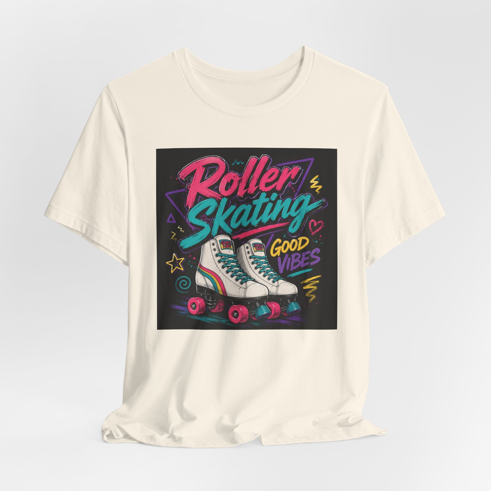 Roller Skating Good Vibes Tee