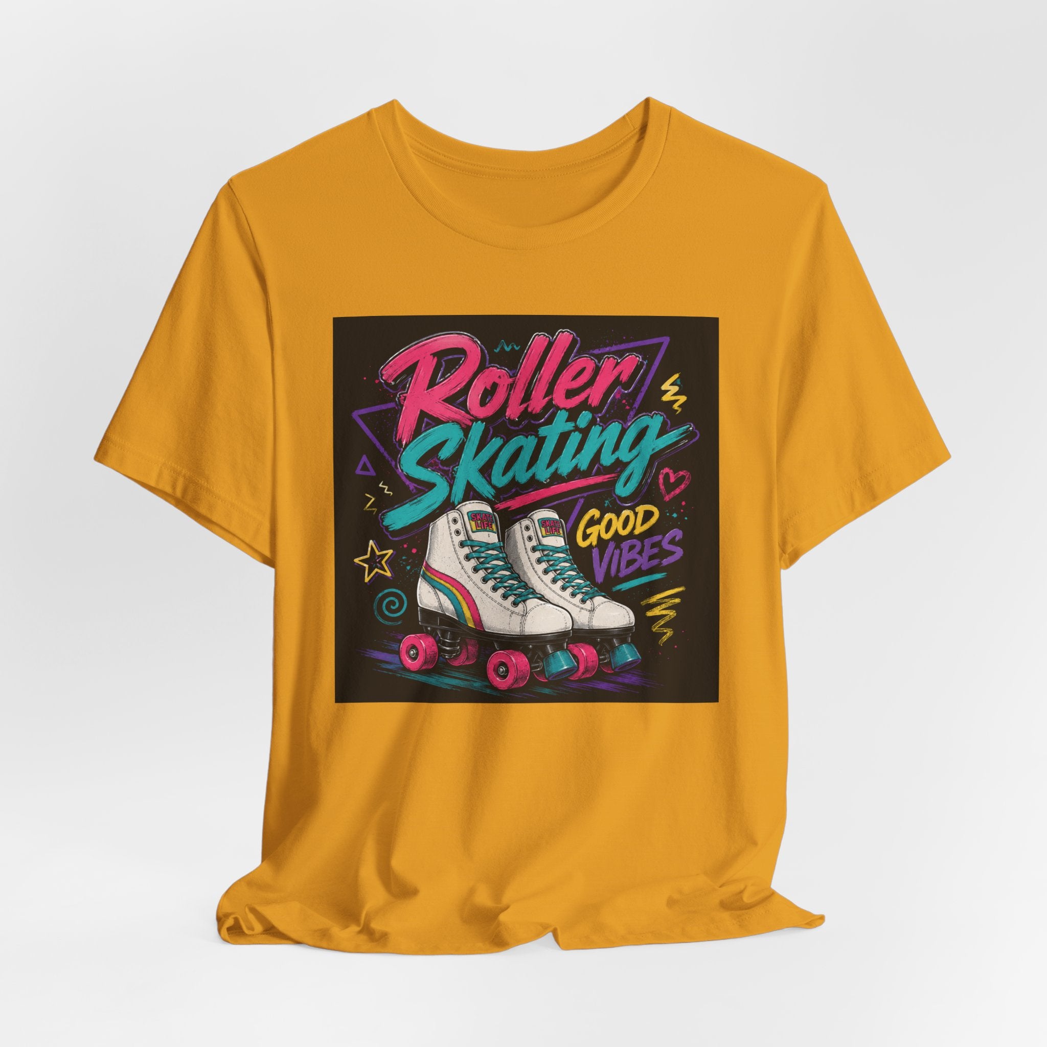 Roller Skating Good Vibes Tee