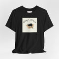 Stay Curious Cat T-Shirt — Cute Black Cat in Box Graphic Tee