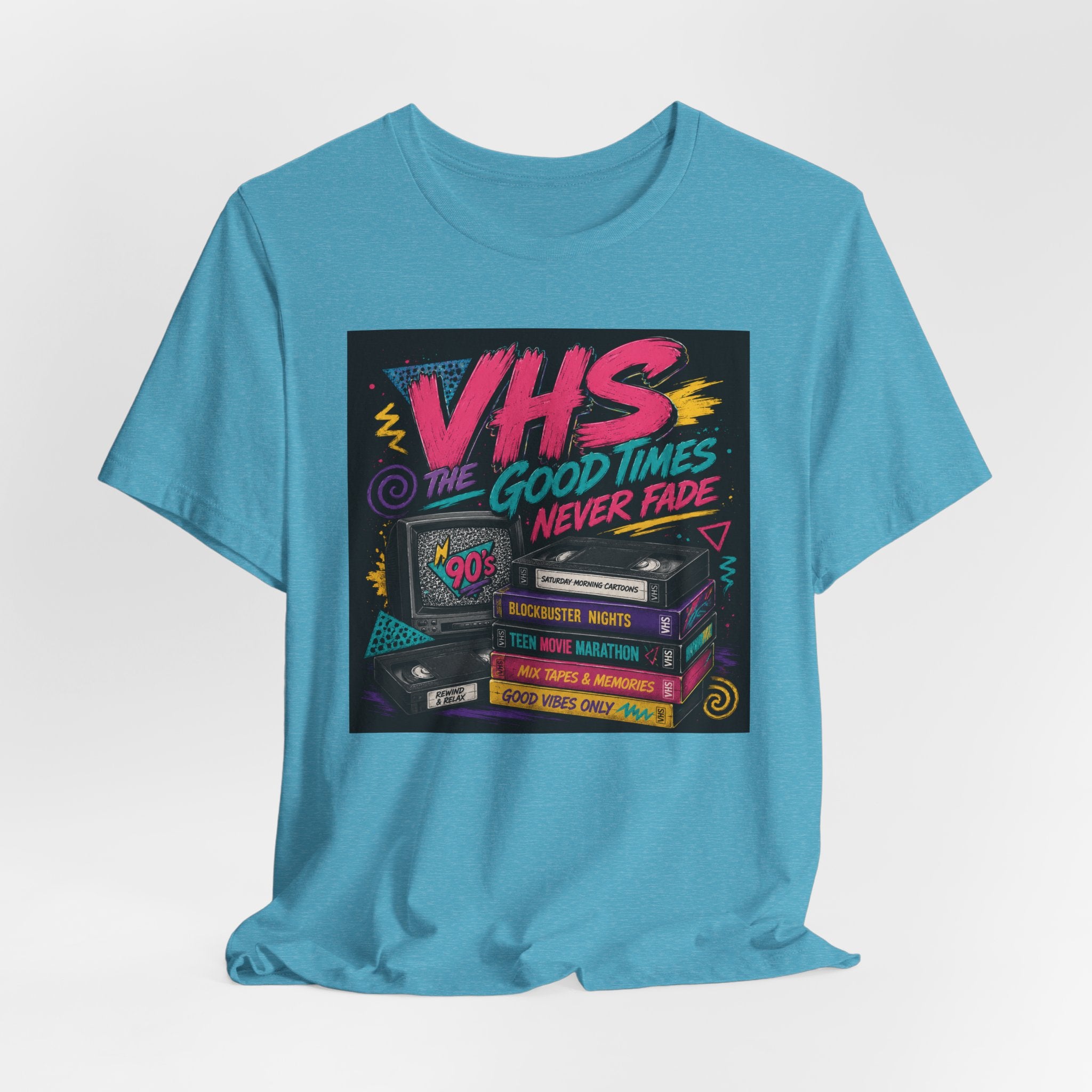 VHS The Good Times Never Fade T-Shirt — Retro 80s/90s Nostalgia Tee