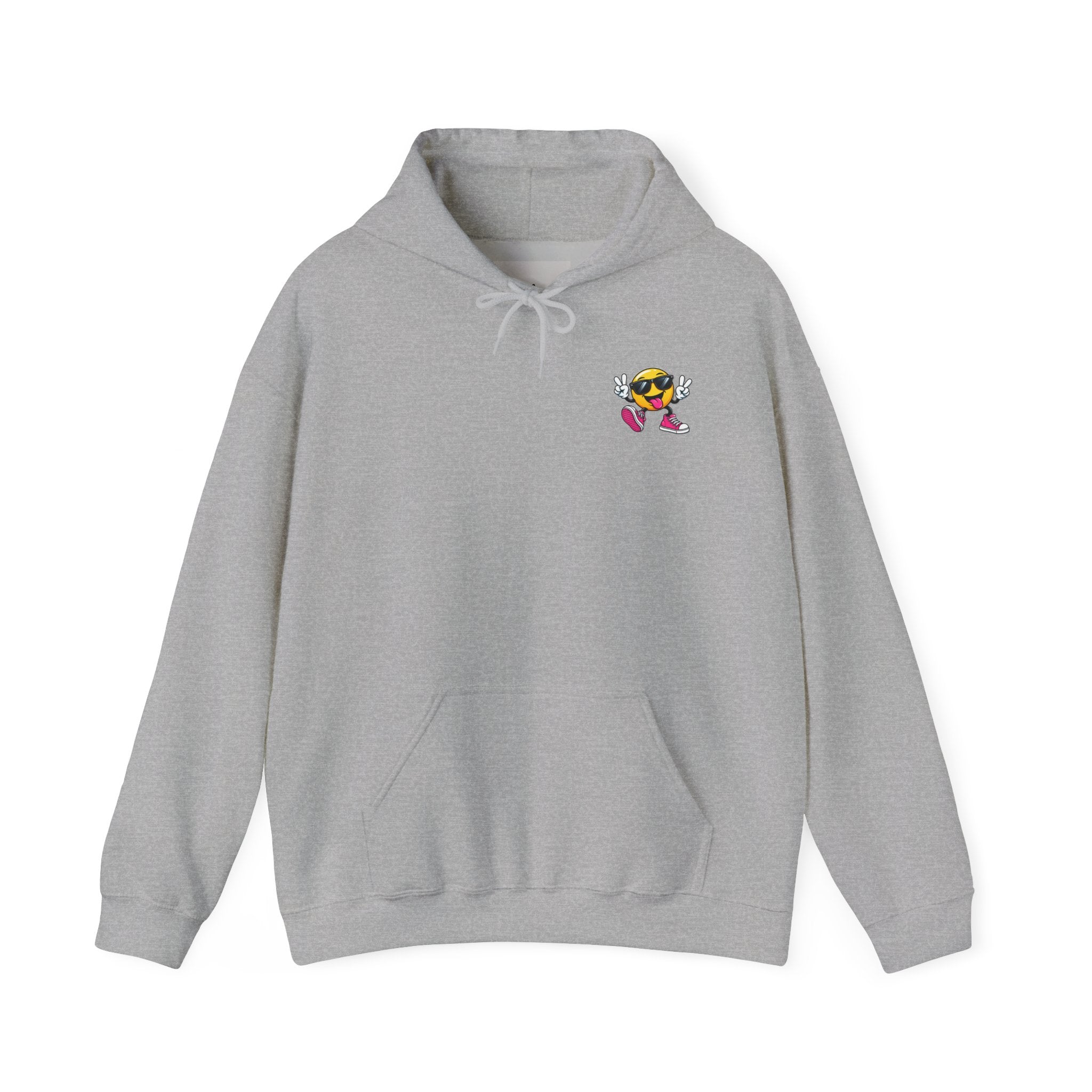 Hoodie — 'I Came. I Saw. I Made It Weird.' Smiley Face Graphic Hoodie