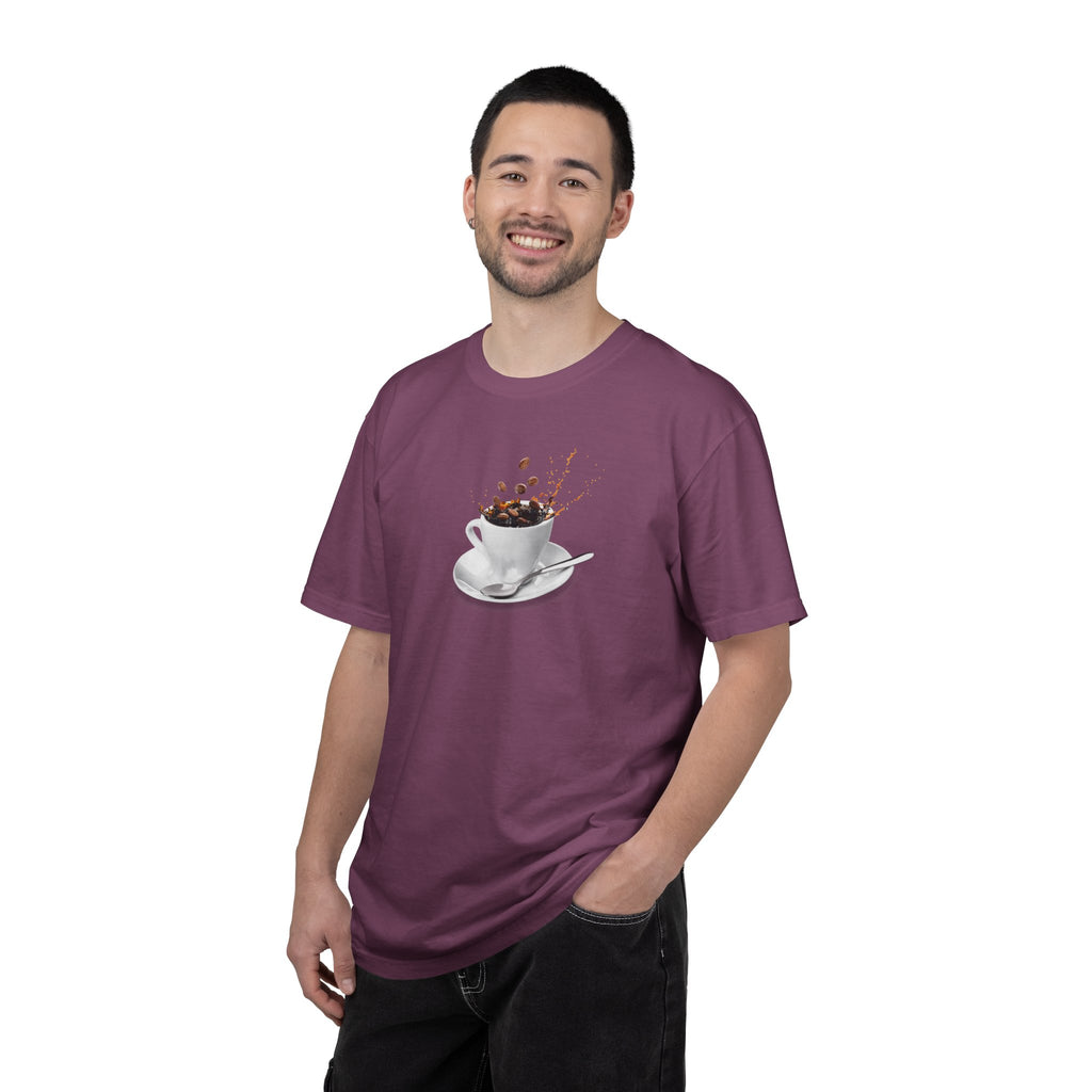 Coffee Splash T-Shirt — Espresso Cup Splash Graphic Tee