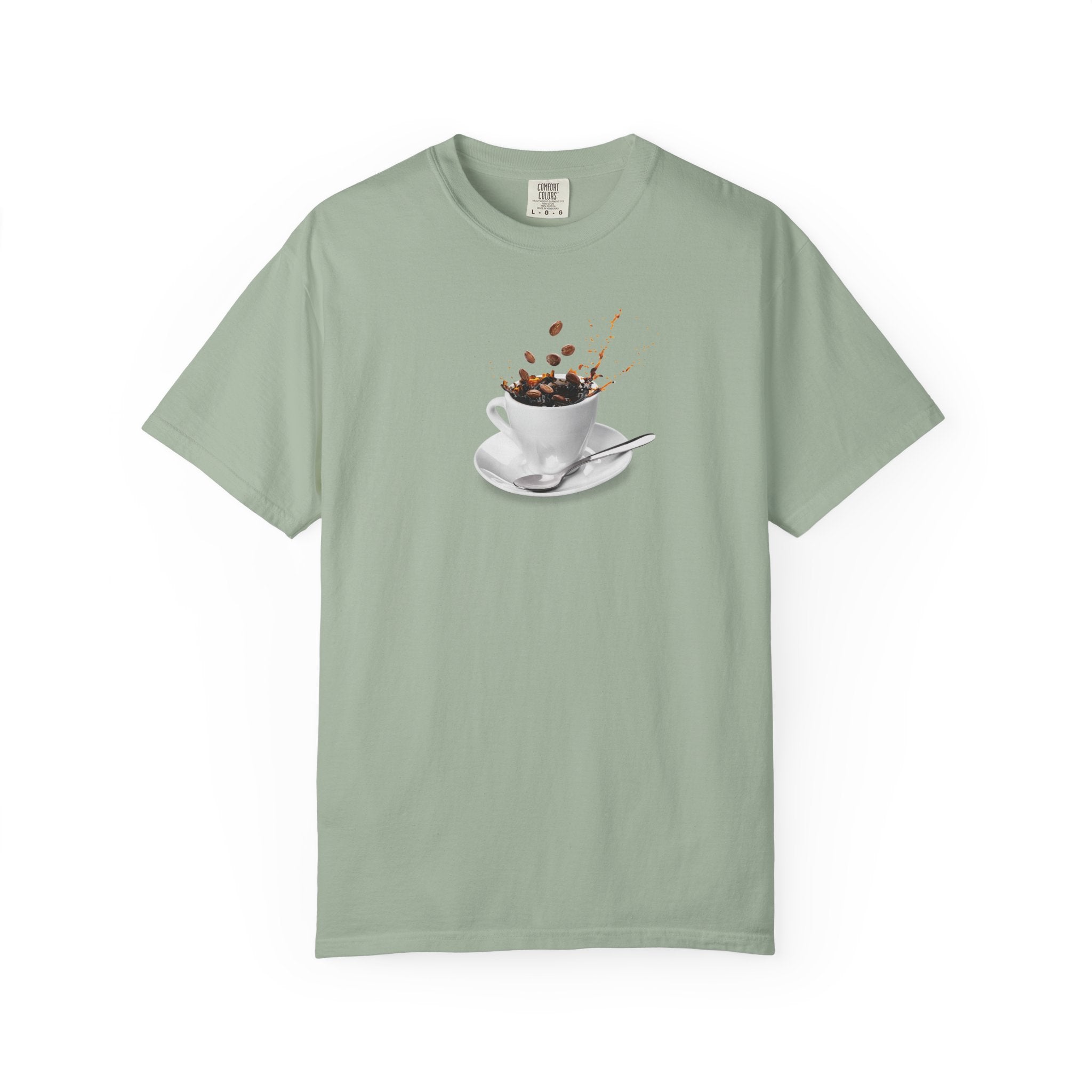 Coffee Splash T-Shirt — Espresso Cup Splash Graphic Tee