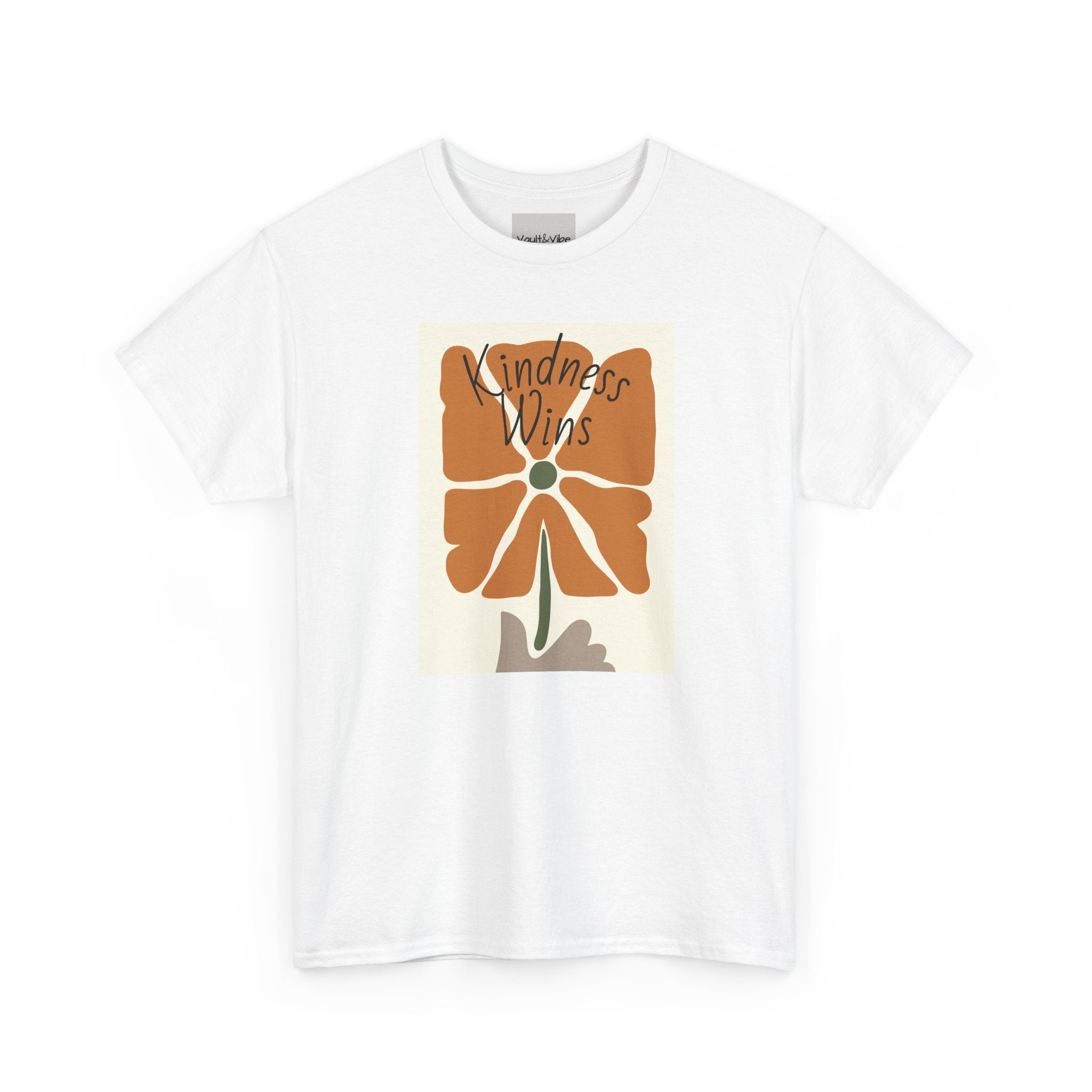 Kindness Wins T‑Shirt — Retro Floral Graphic Tee