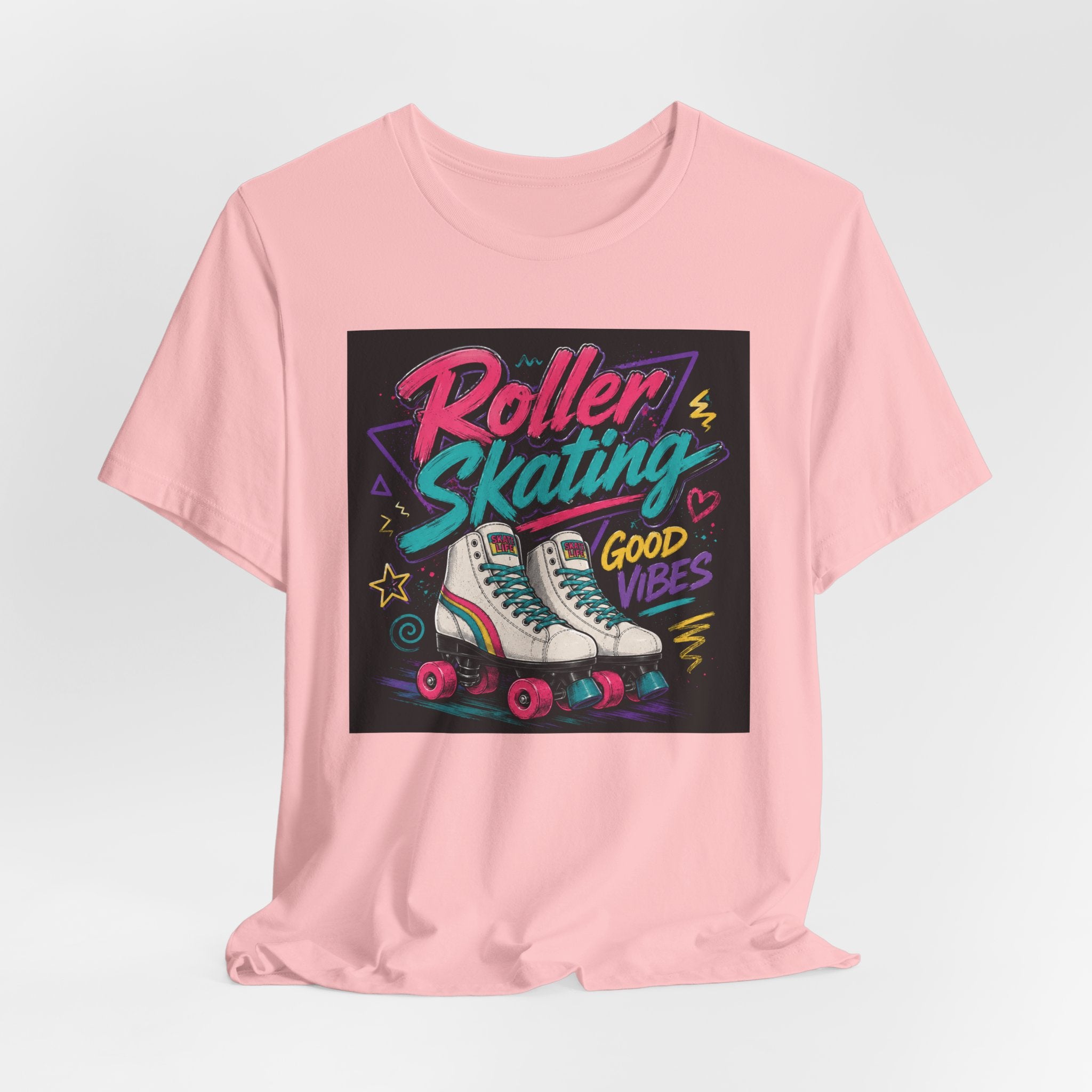 Roller Skating Good Vibes Tee