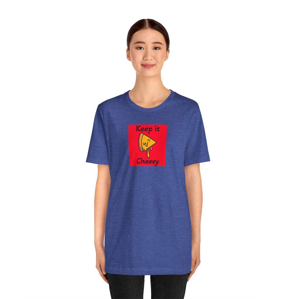 Keep It Cheesy T-Shirt — Funny Grilled Cheese Graphic Tee