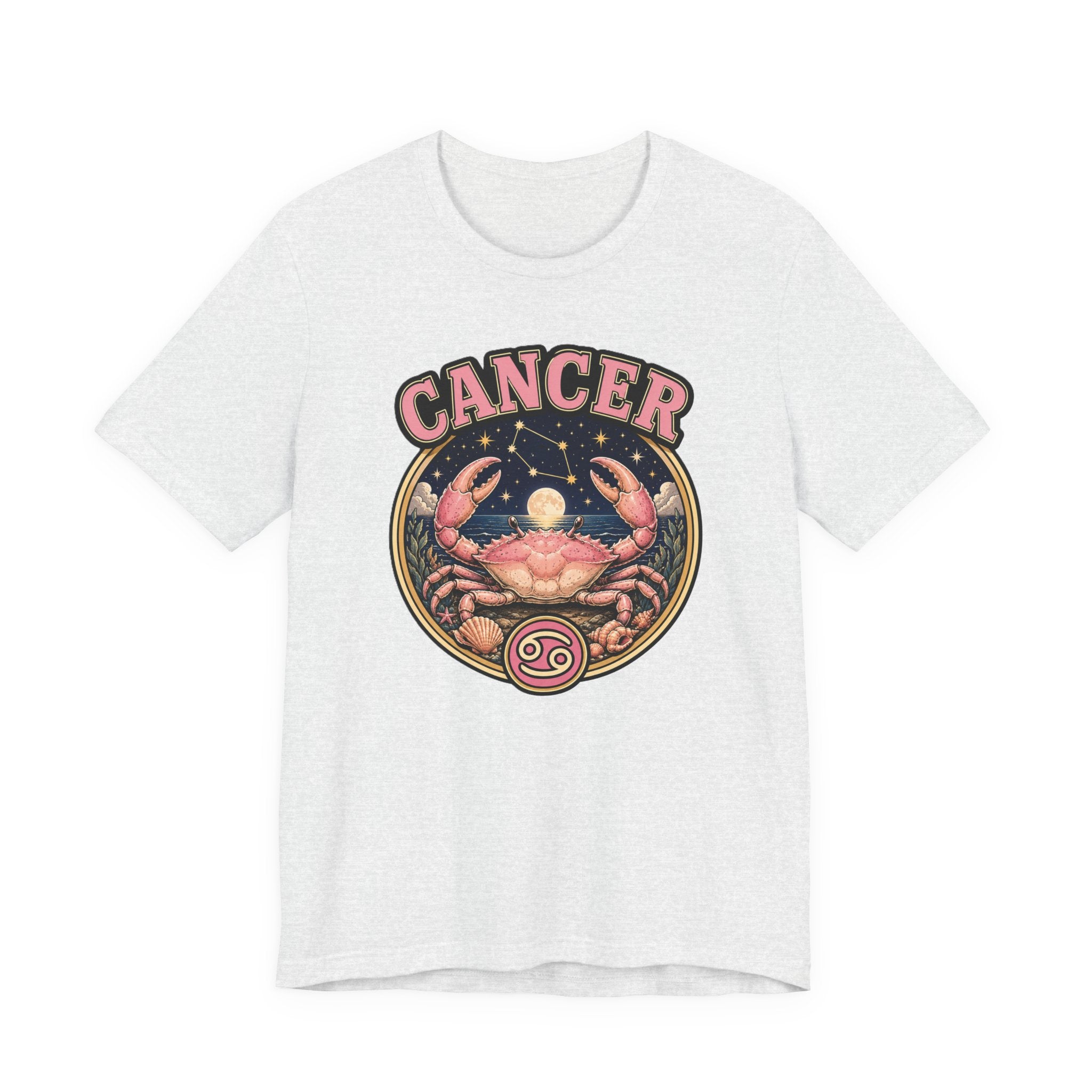 Cancer Zodiac T-Shirt — Retro Crab Astrology Tee
