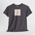 Sun & Moon Minimalist Tee — Celestial Line Art T-Shirt
