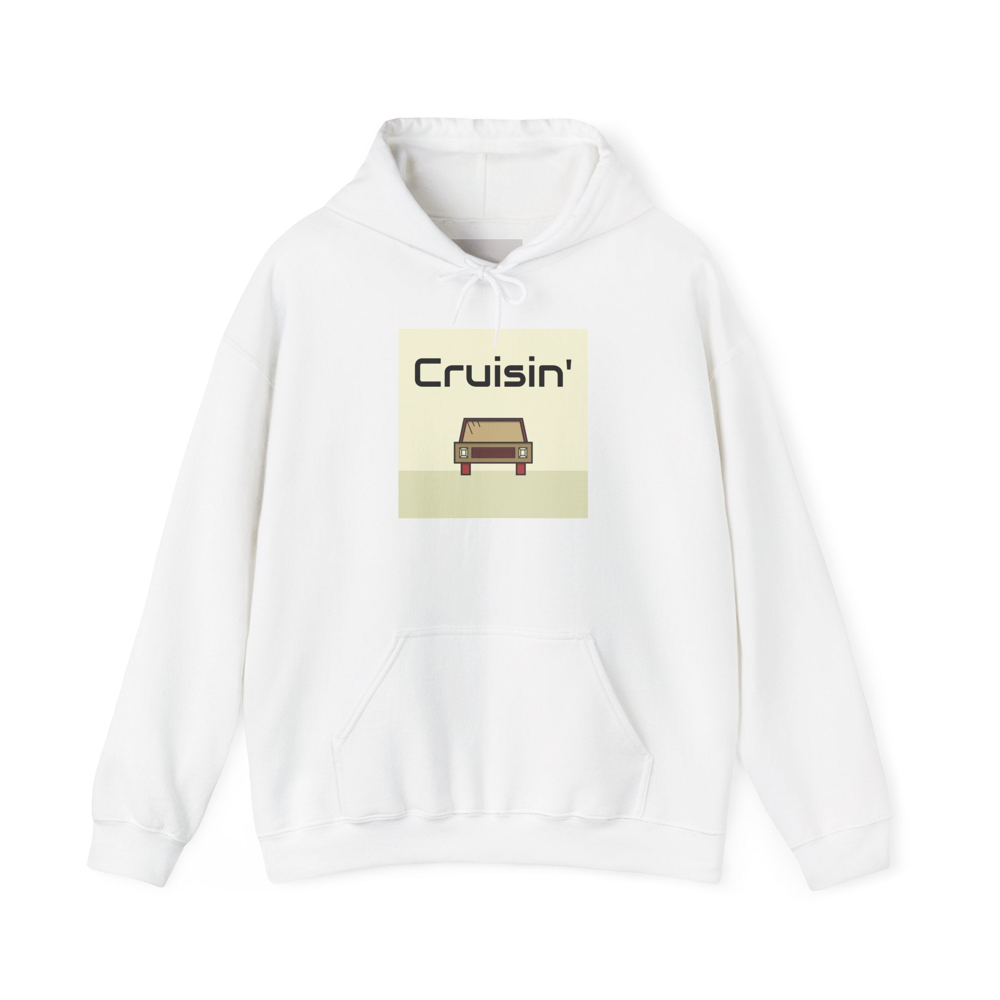 Cruisin' Retro Car Hoodie – Vintage Drive Graphic Sweatshirt