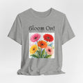 Boom On! Floral Tee - Colorful Gerbera Bouquet Graphic Shirt