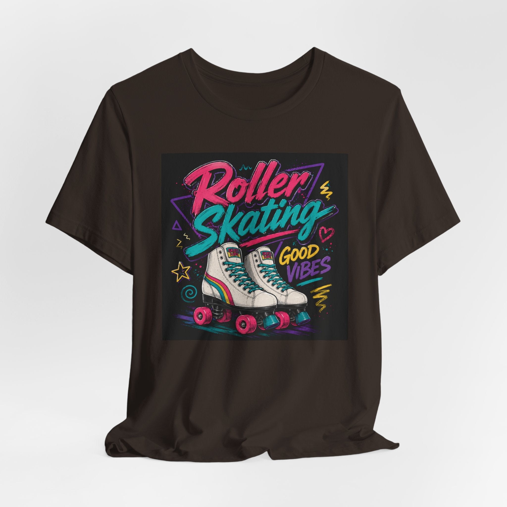 Roller Skating Good Vibes Tee