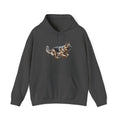 German Shepherd Running Hoodie — Realistic Dog Graphic Sweatshirt