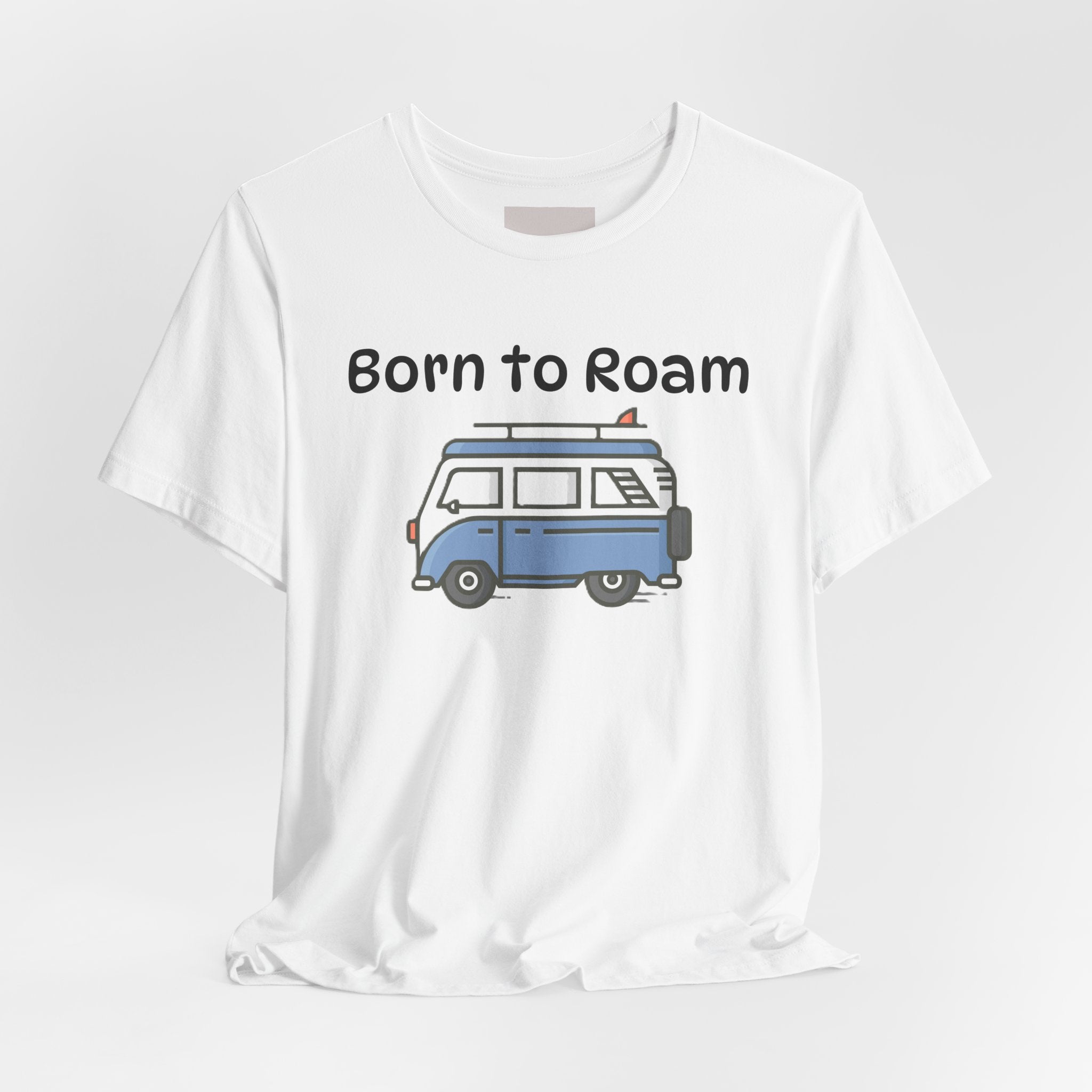 Born to Roam Camper Van Tee — Adventure Travel Graphic T-Shirt